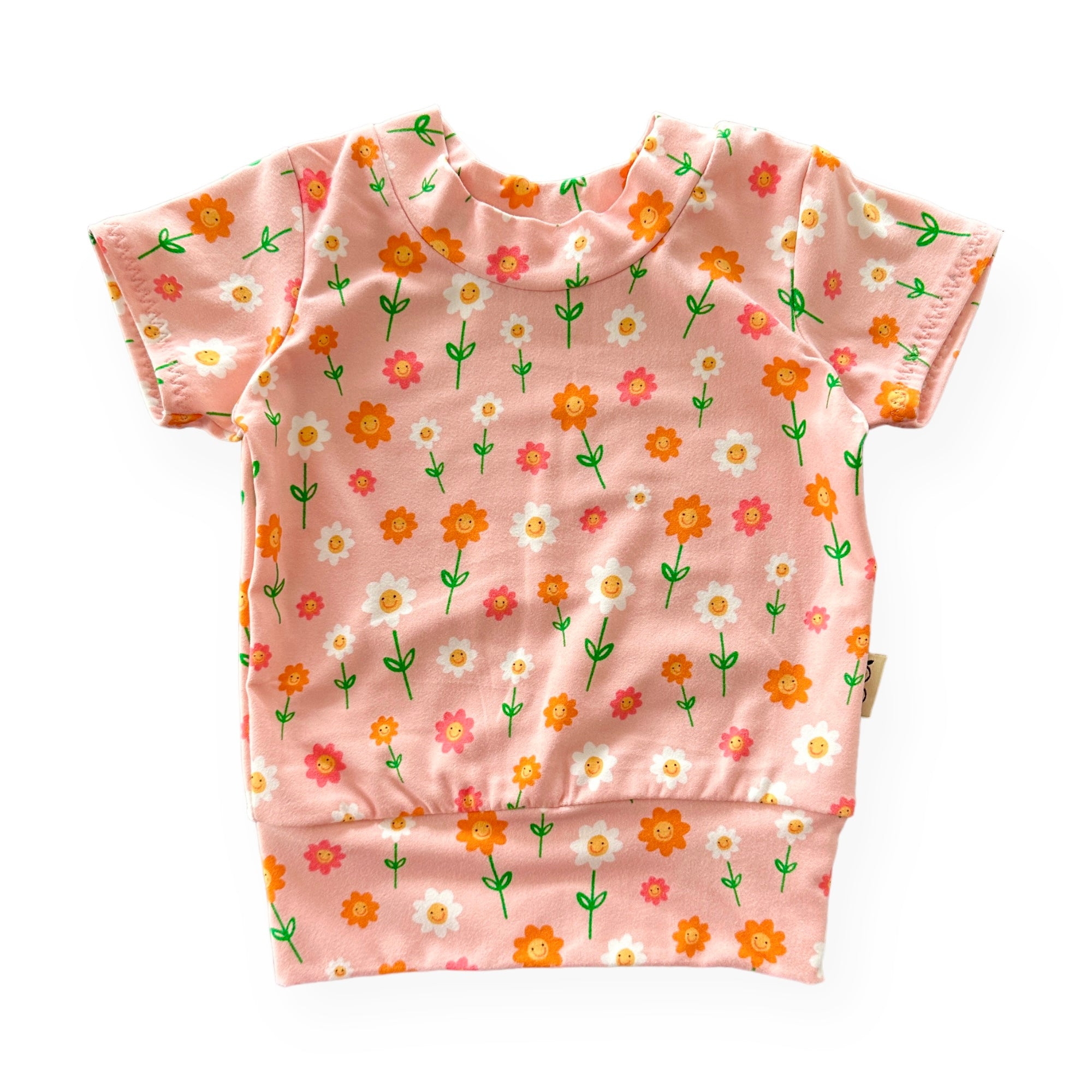 Happy Daisy Biker Shorts Lounge Set