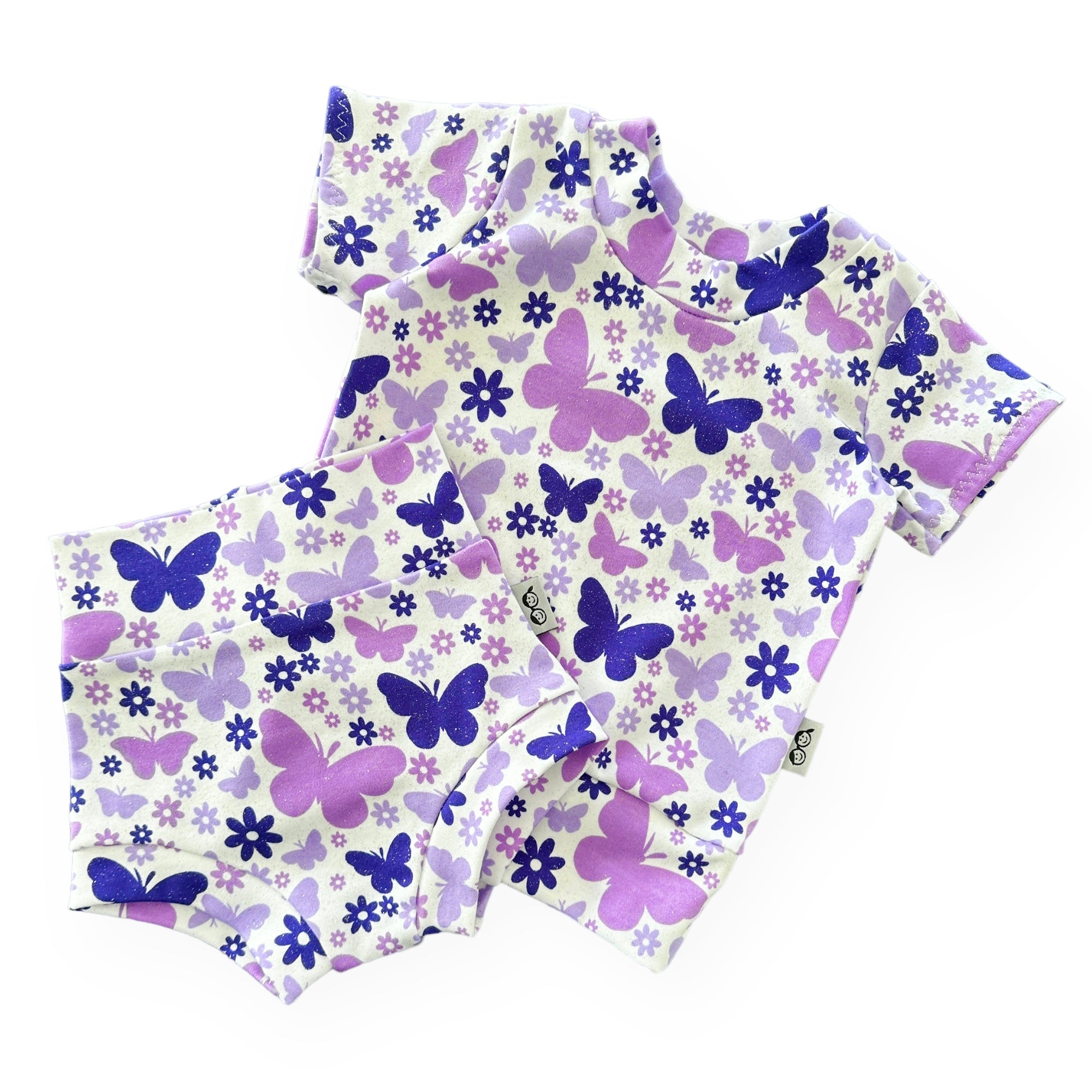 Purple Butterflies Summer Lounge Set