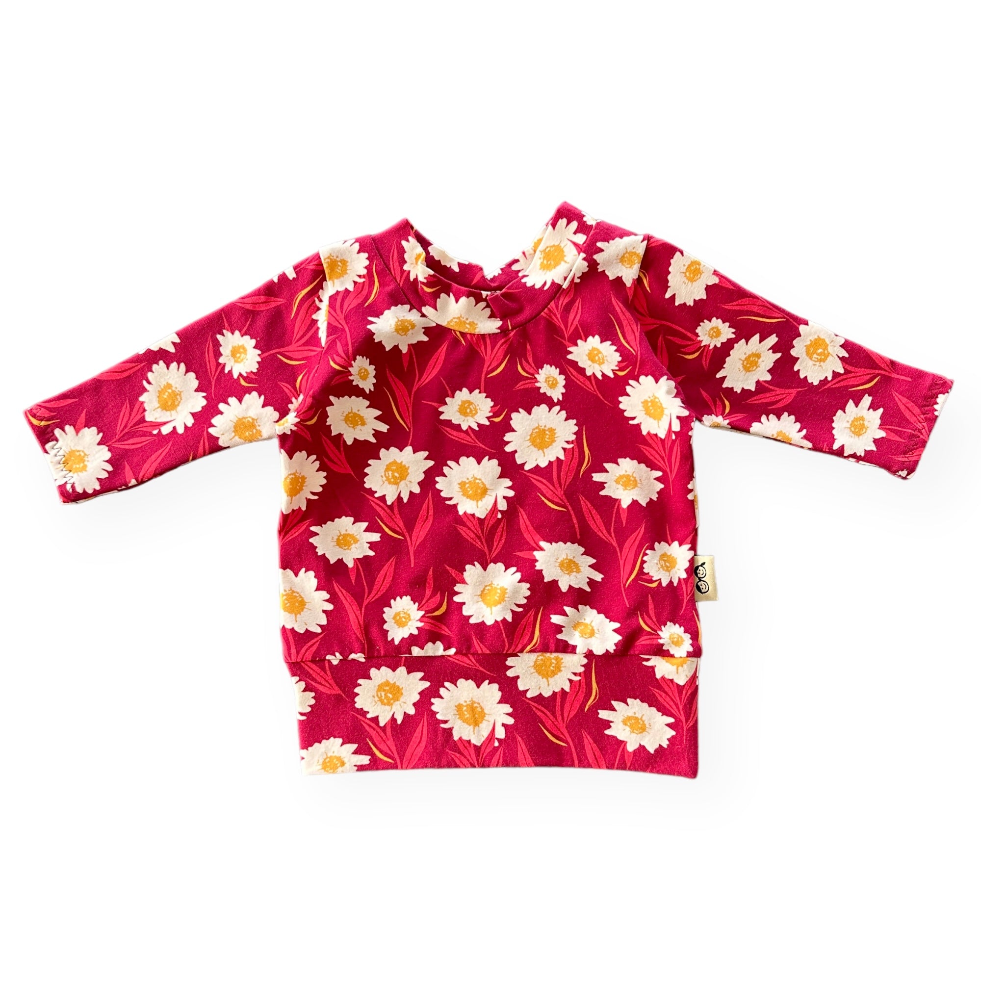 Mums Flowers on Burgundy Lounge Set