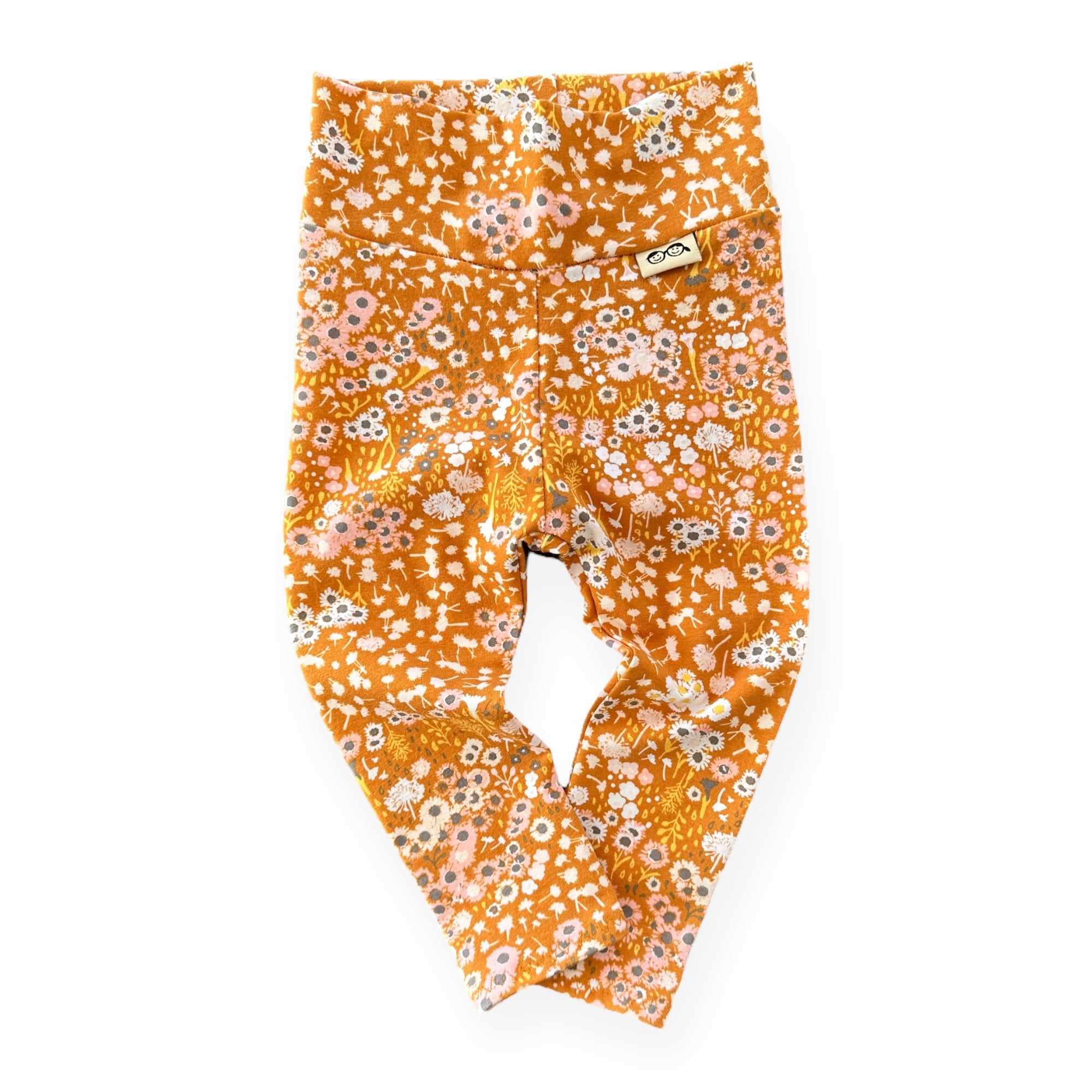 Mustard Floral Leggings