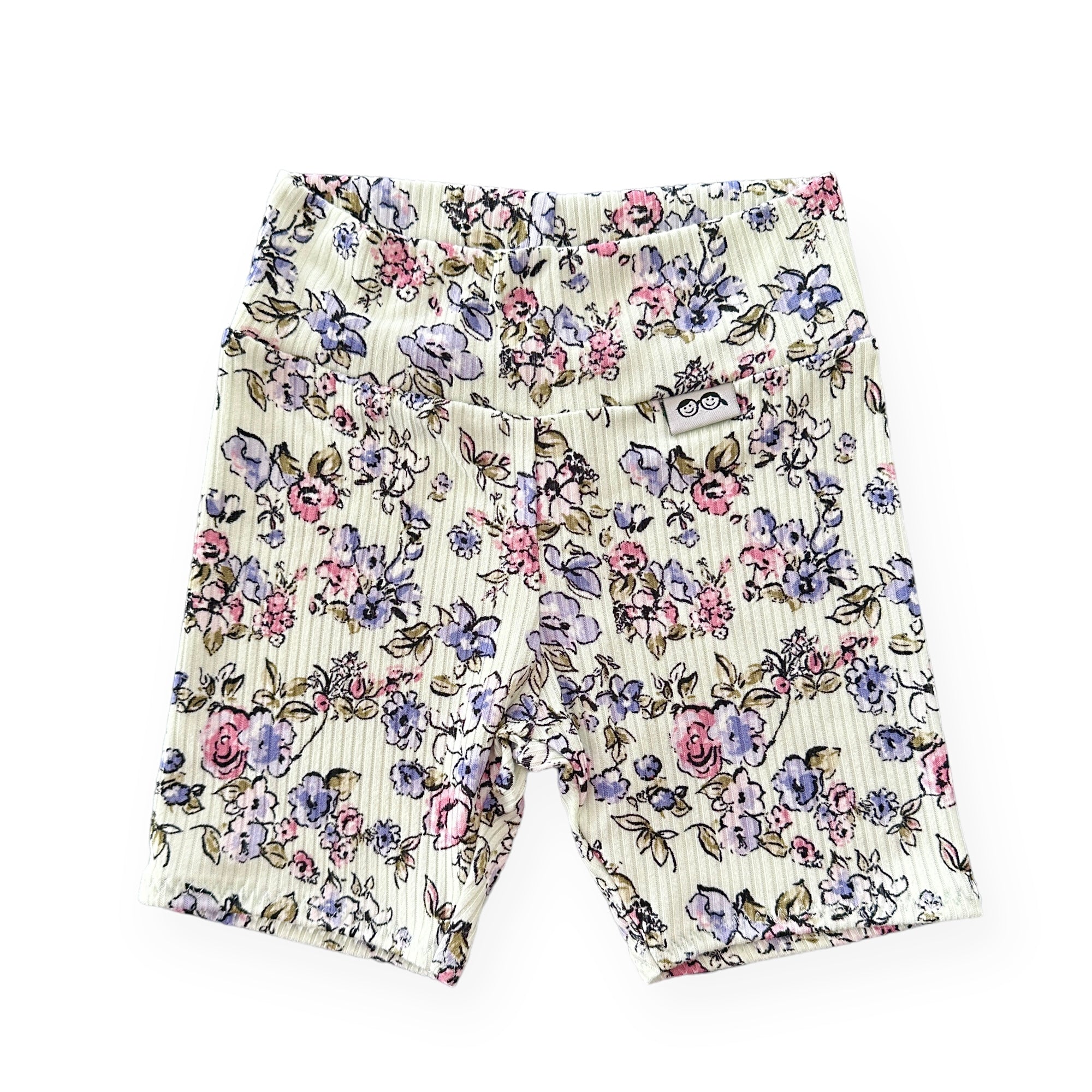Summer Garden Ribbed Biker Shorts Lounge Set