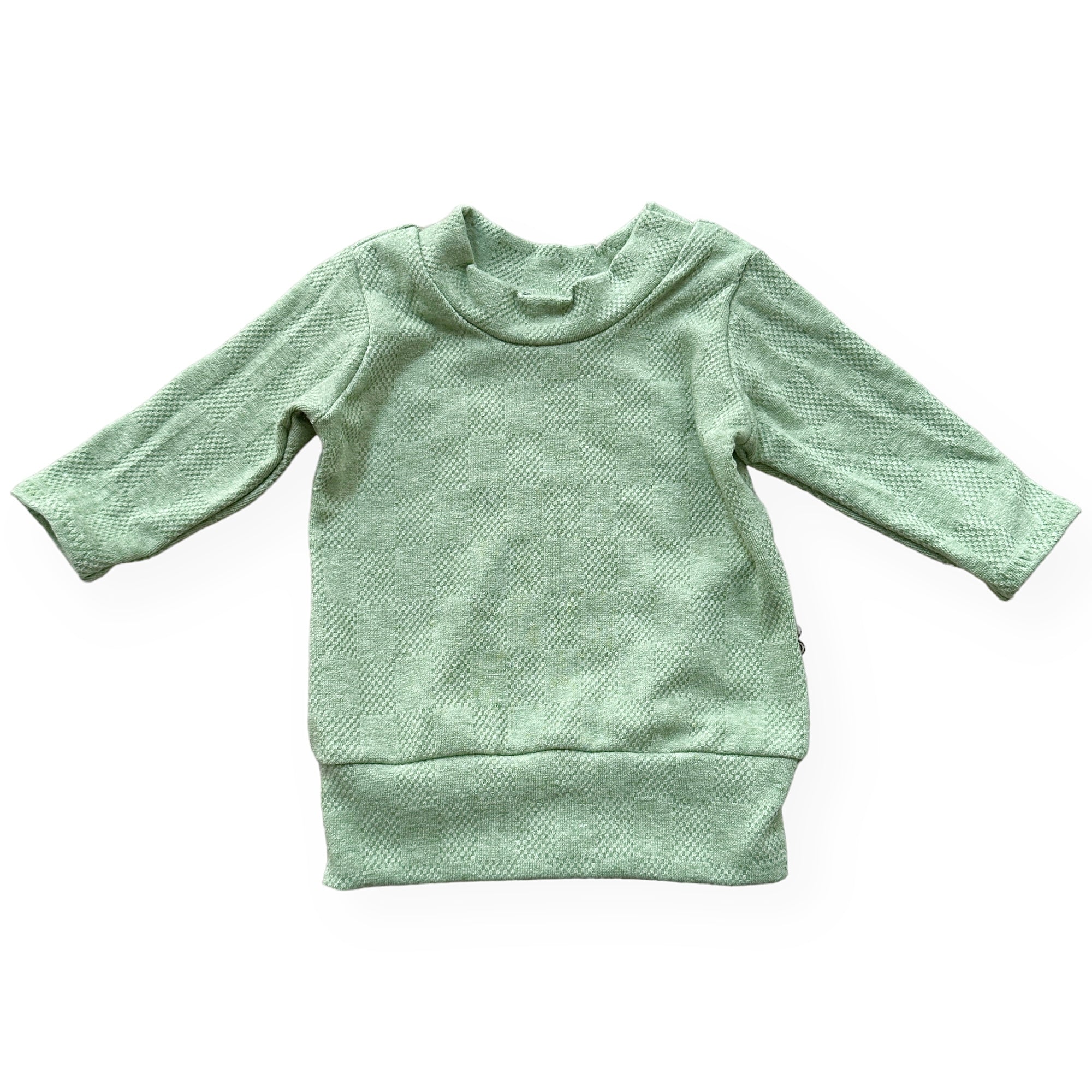 Sage Checkers Lounge Top