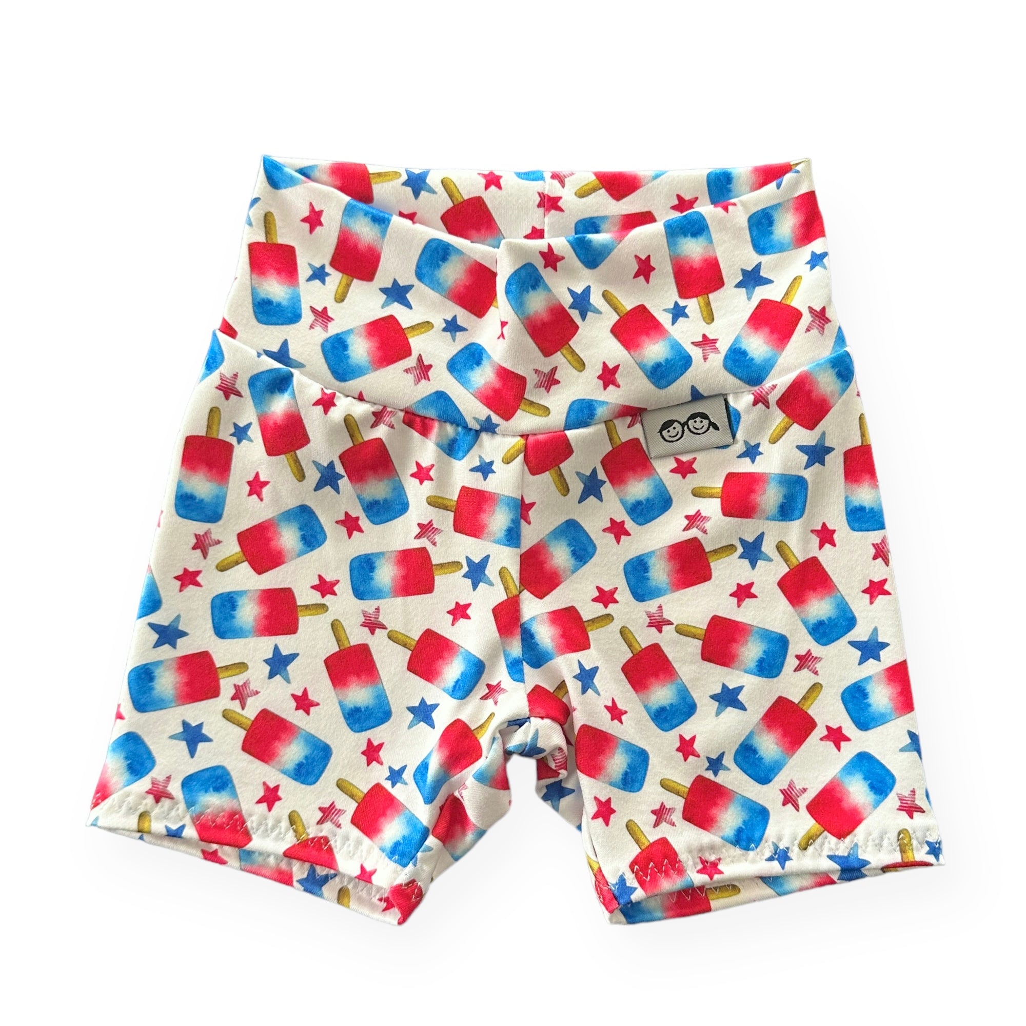 Patriotic Popsicles Biker Shorts Lounge Set