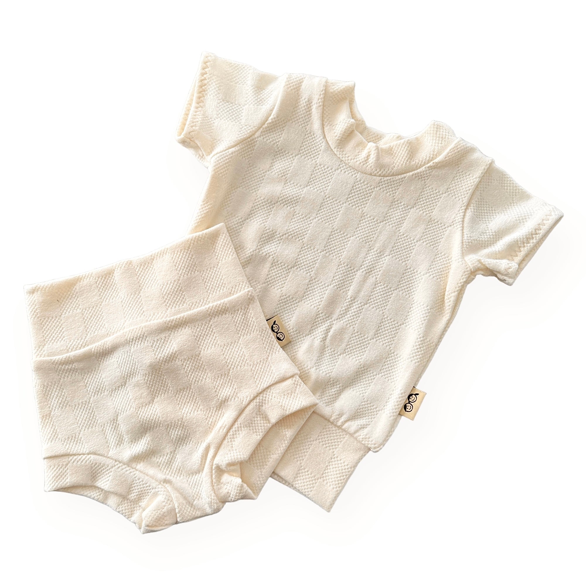 Cream Checkers Summer Lounge Set