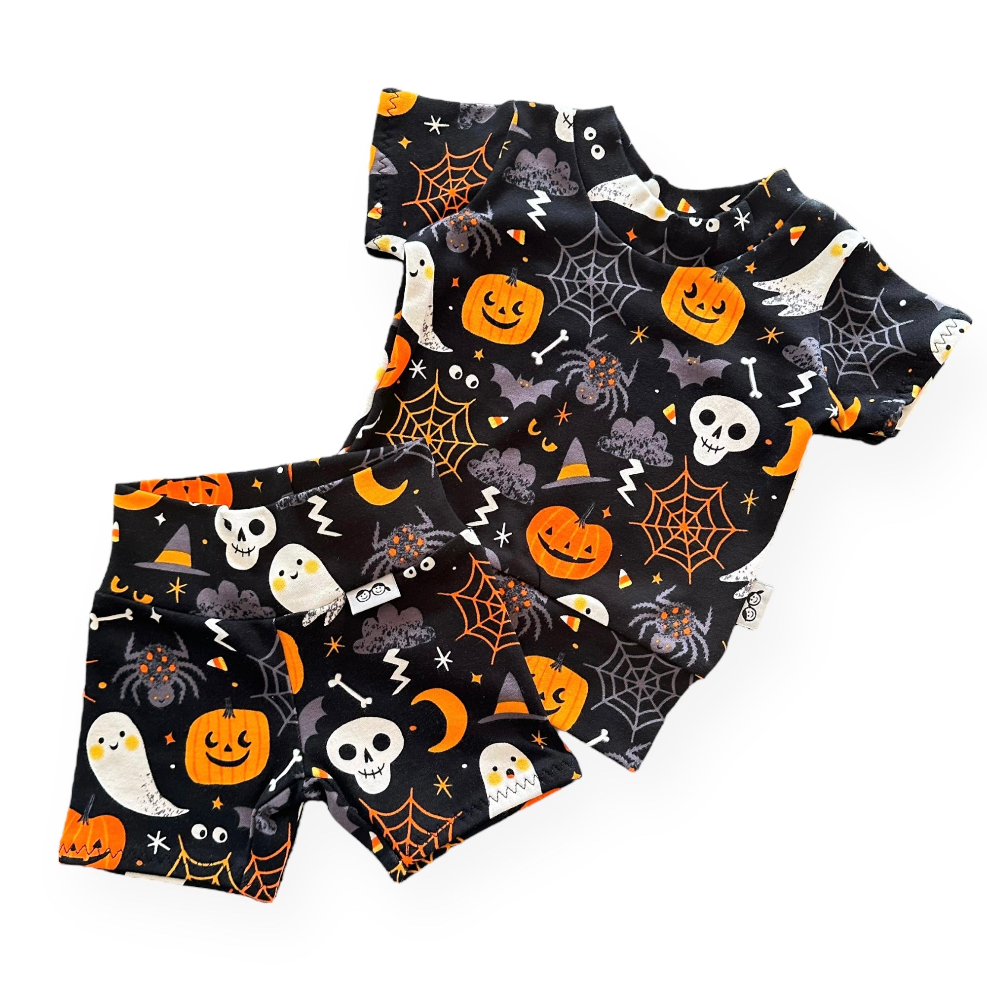 Monster Mash Biker Shorts Lounge Set