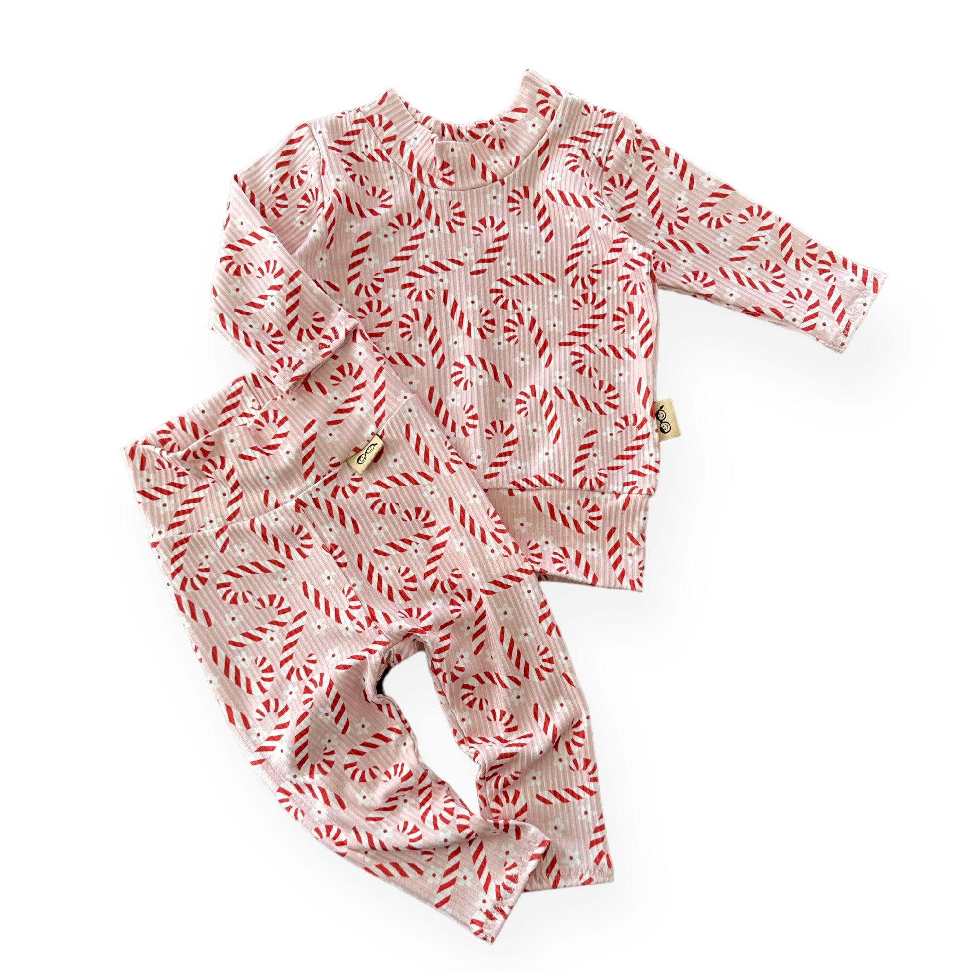 Pink Candy Canes Lounge Set