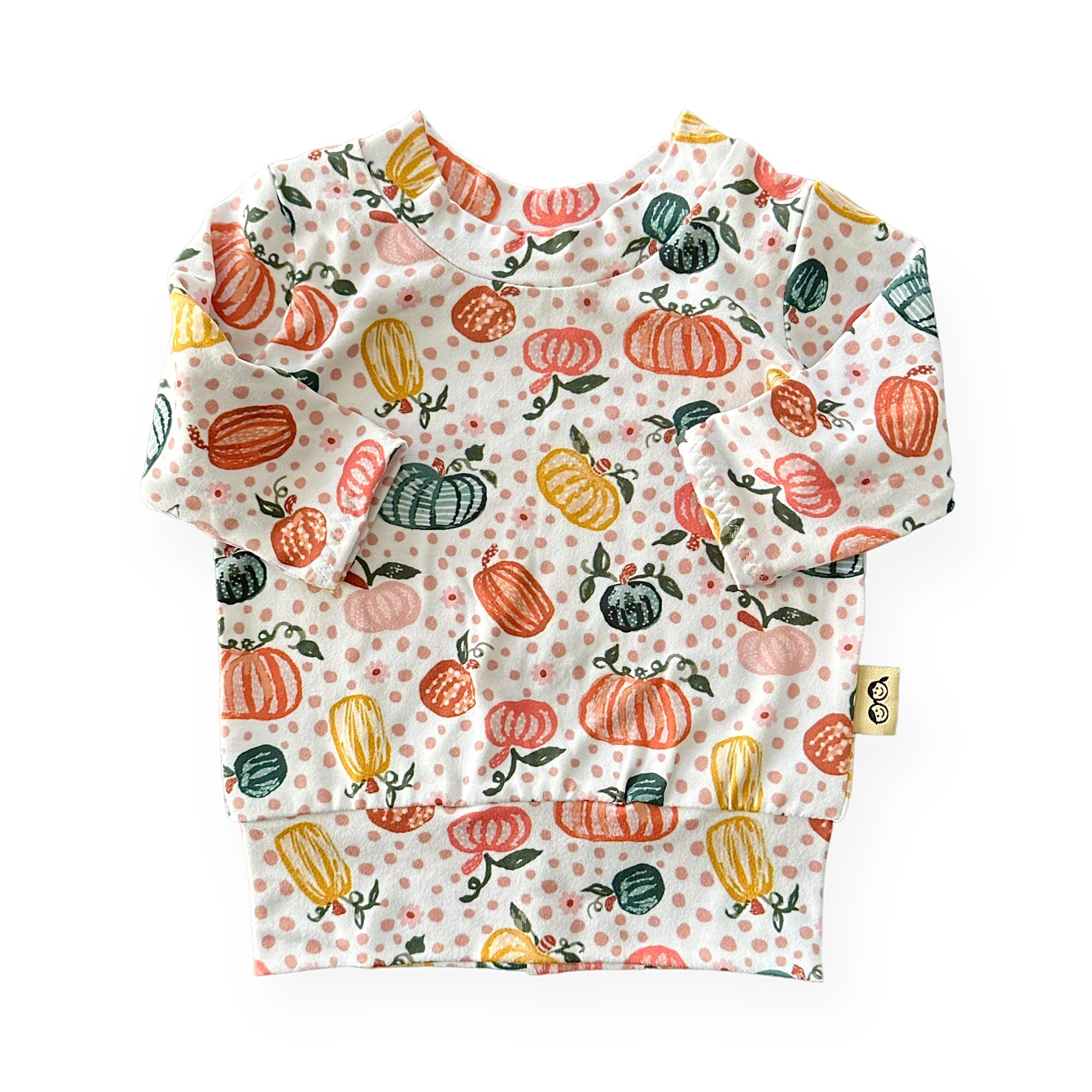 Polka Dot Pumpkins Lounge Top