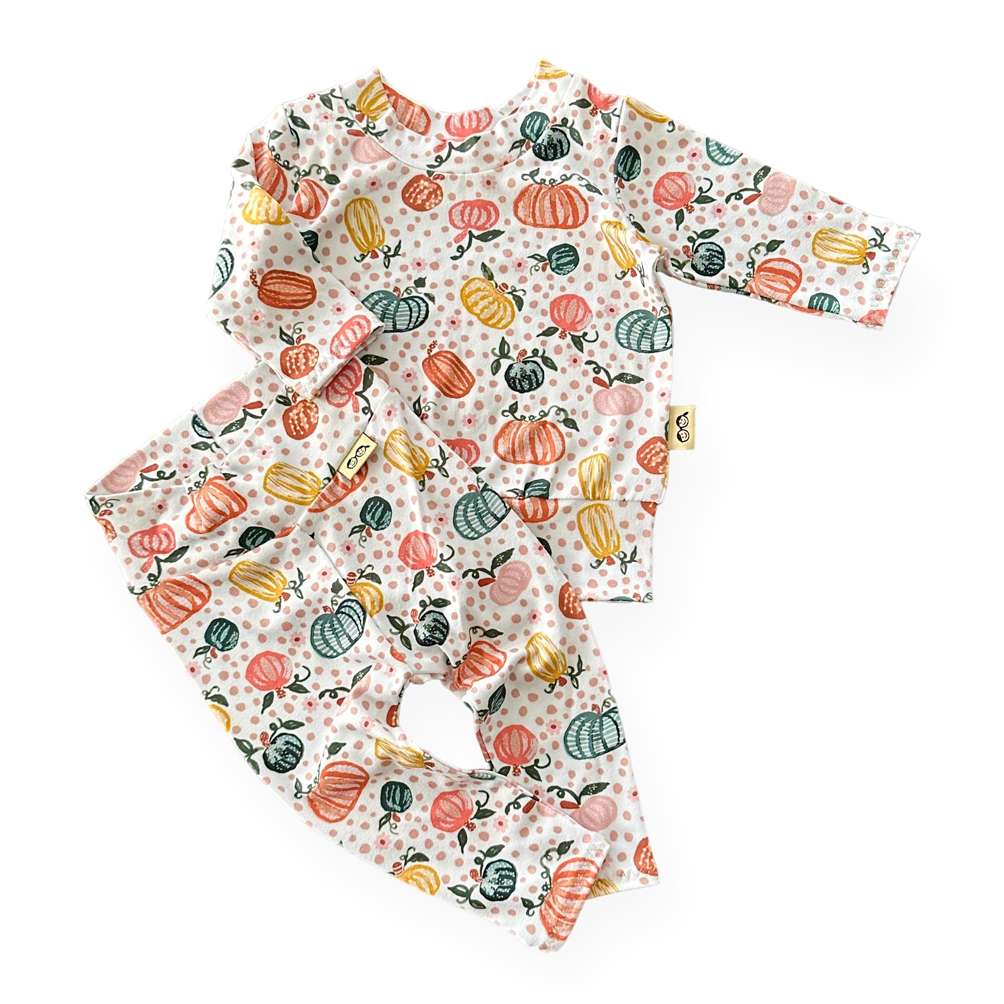 Polka Dot Pumpkins Lounge Set