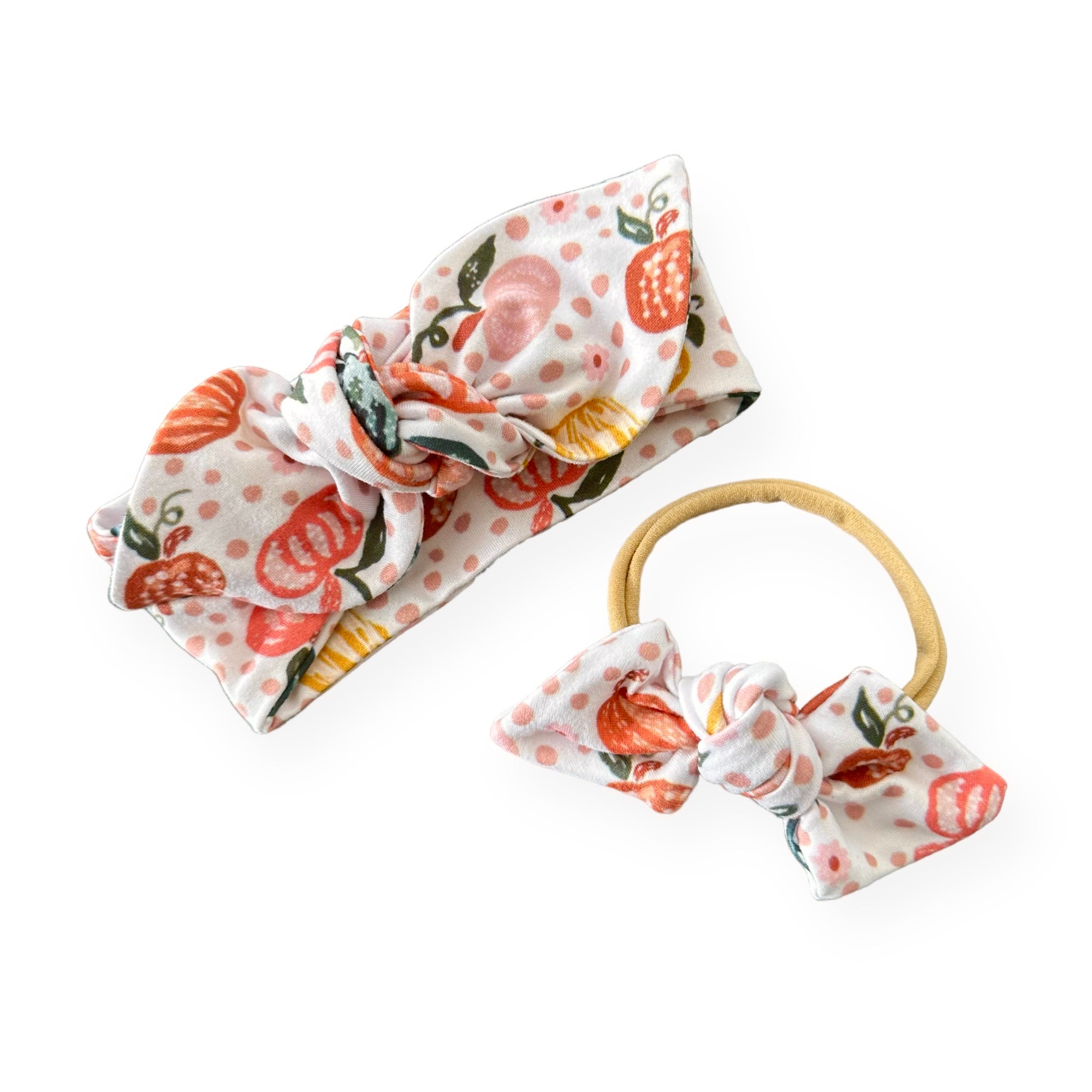 Polka Dot Pumpkins Headbands