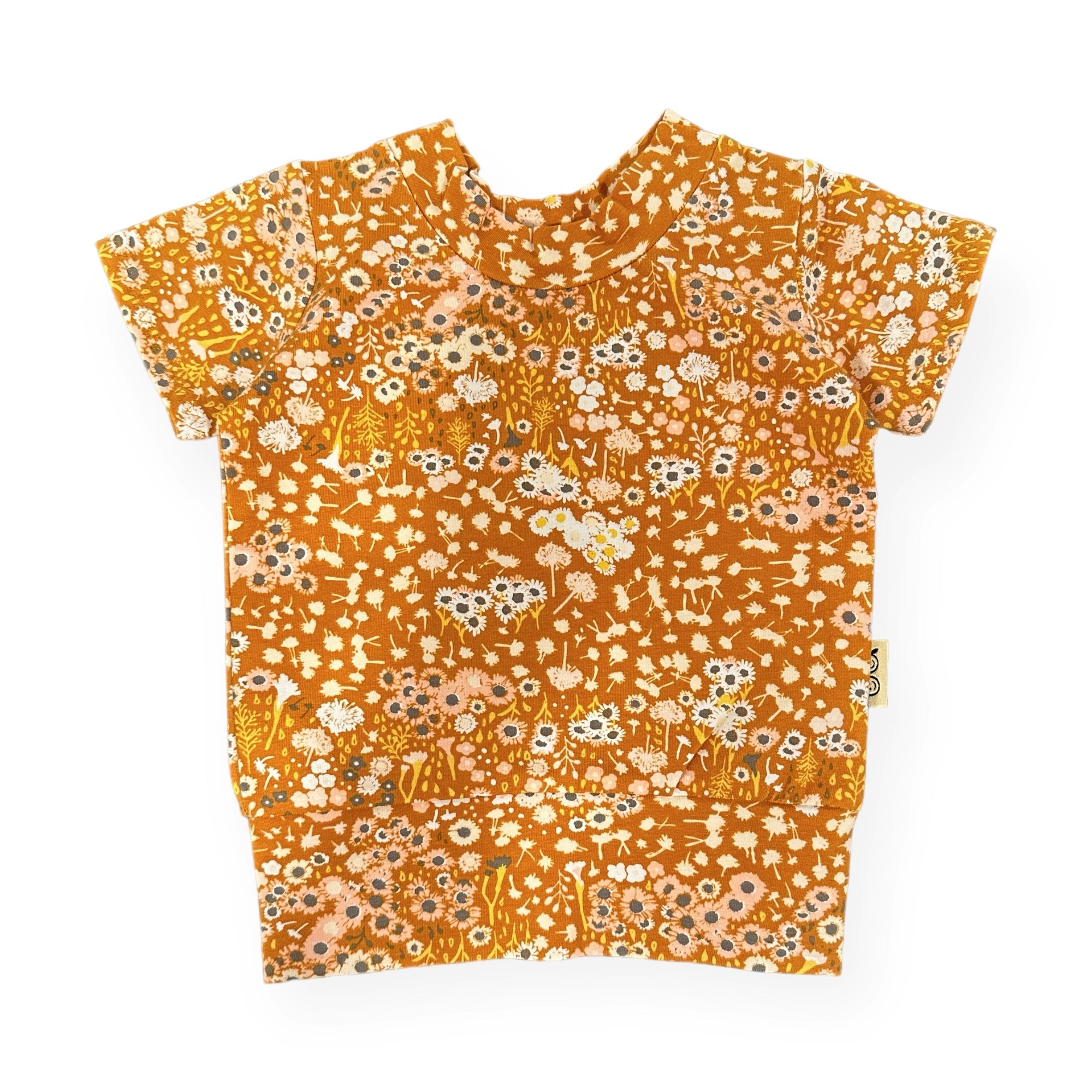 Mustard Floral Summer Lounge Set