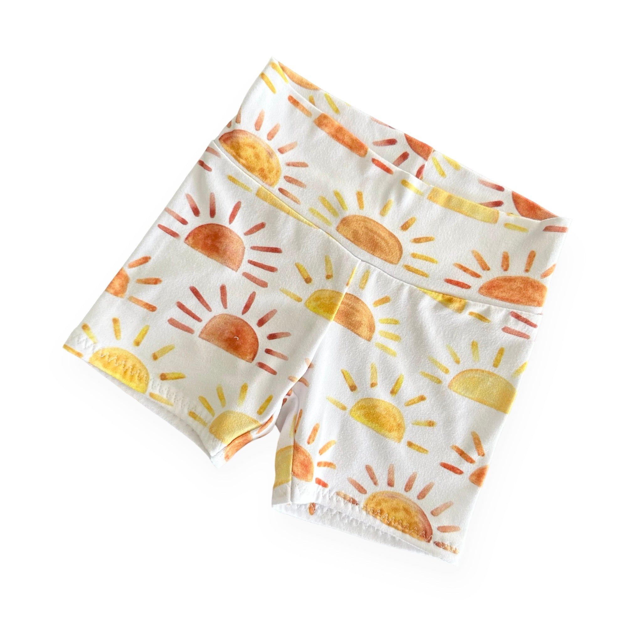 Sunshine Stripe Biker Shorts