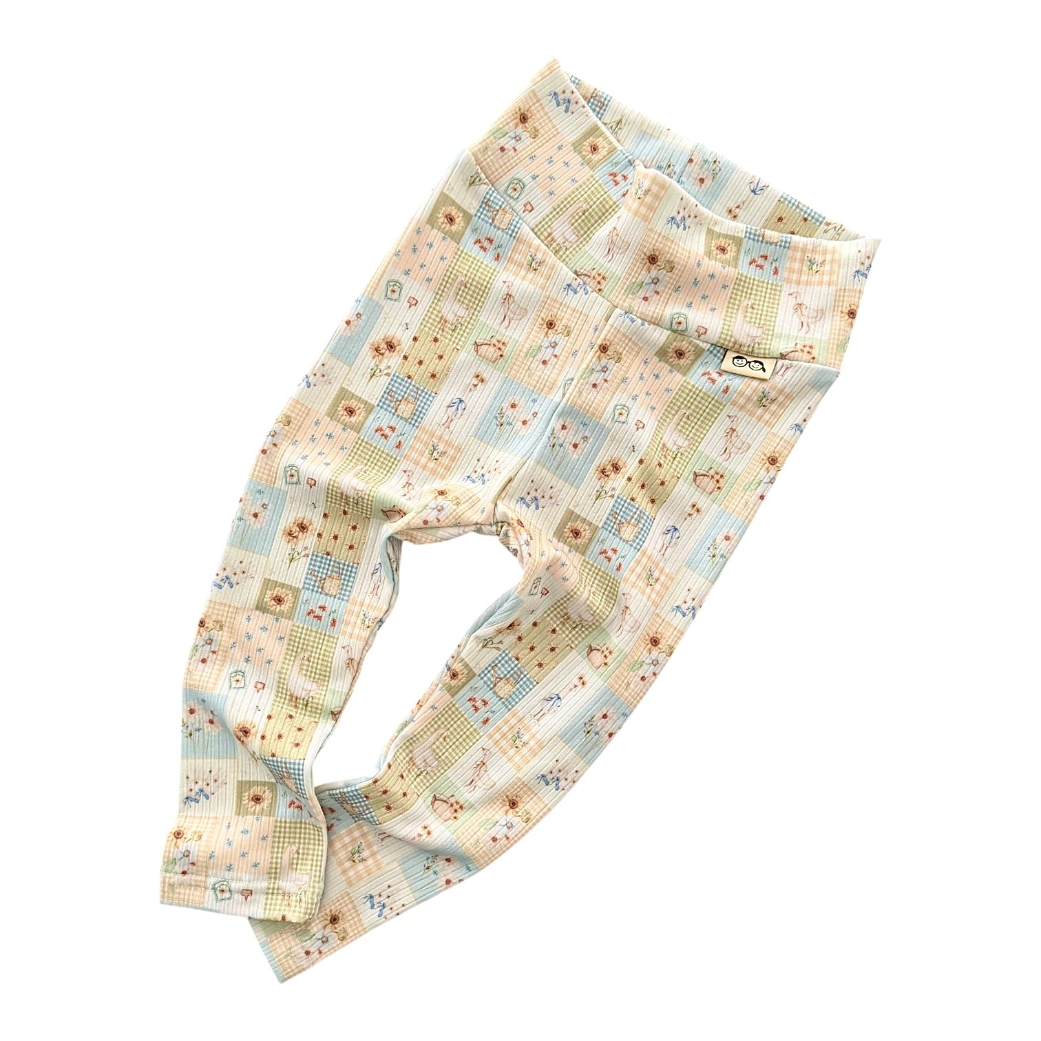 Sunflower Patchwork Ribbed Lounge Set