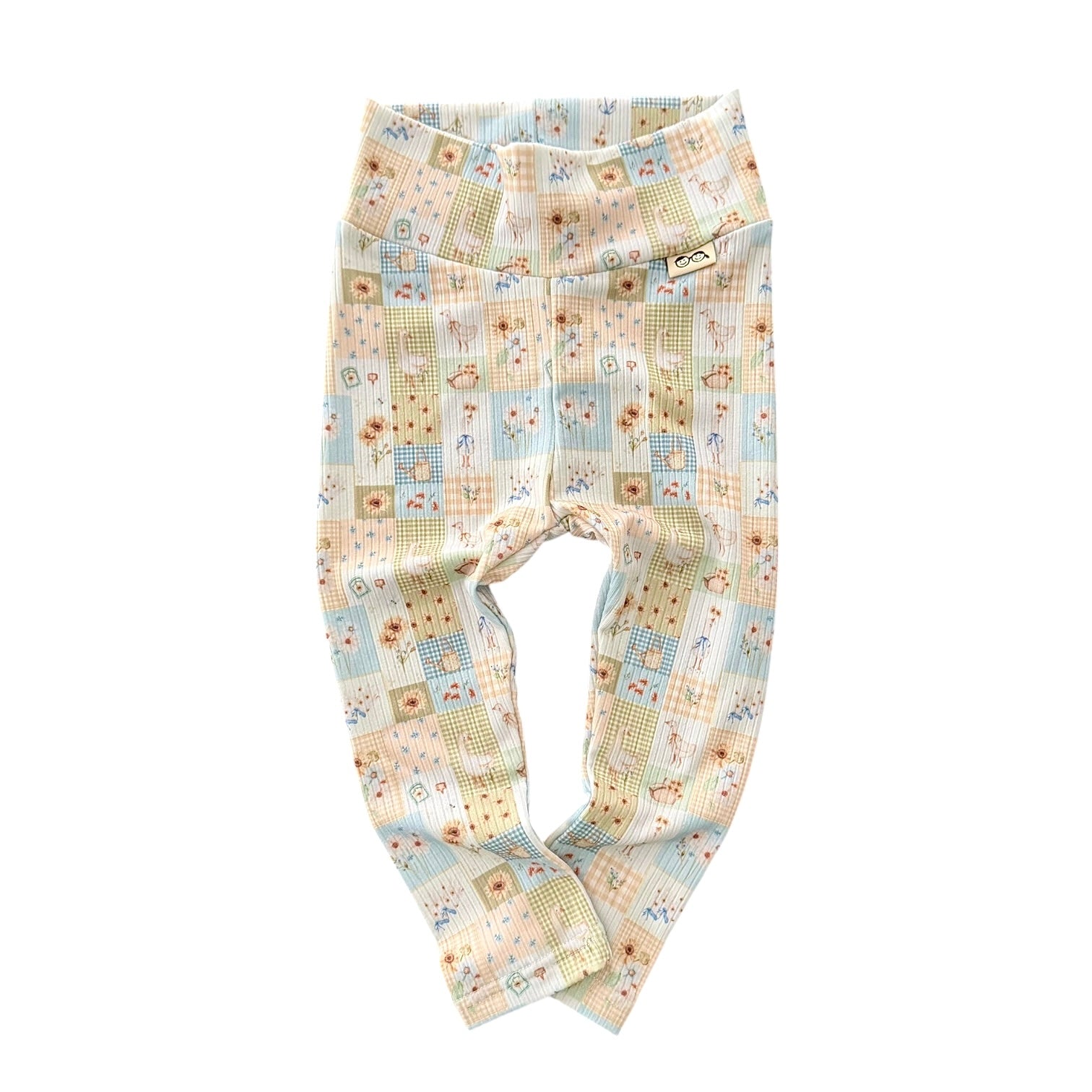 Sunflower Patchwork Ribbed Lounge Set