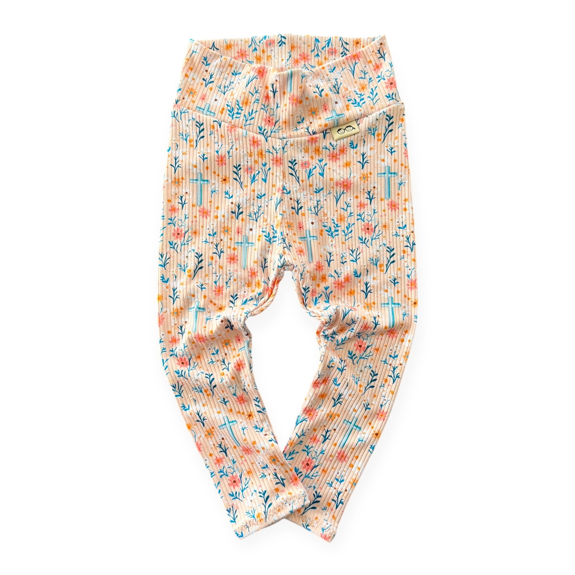Wildflower Faith Ribbed Leggings