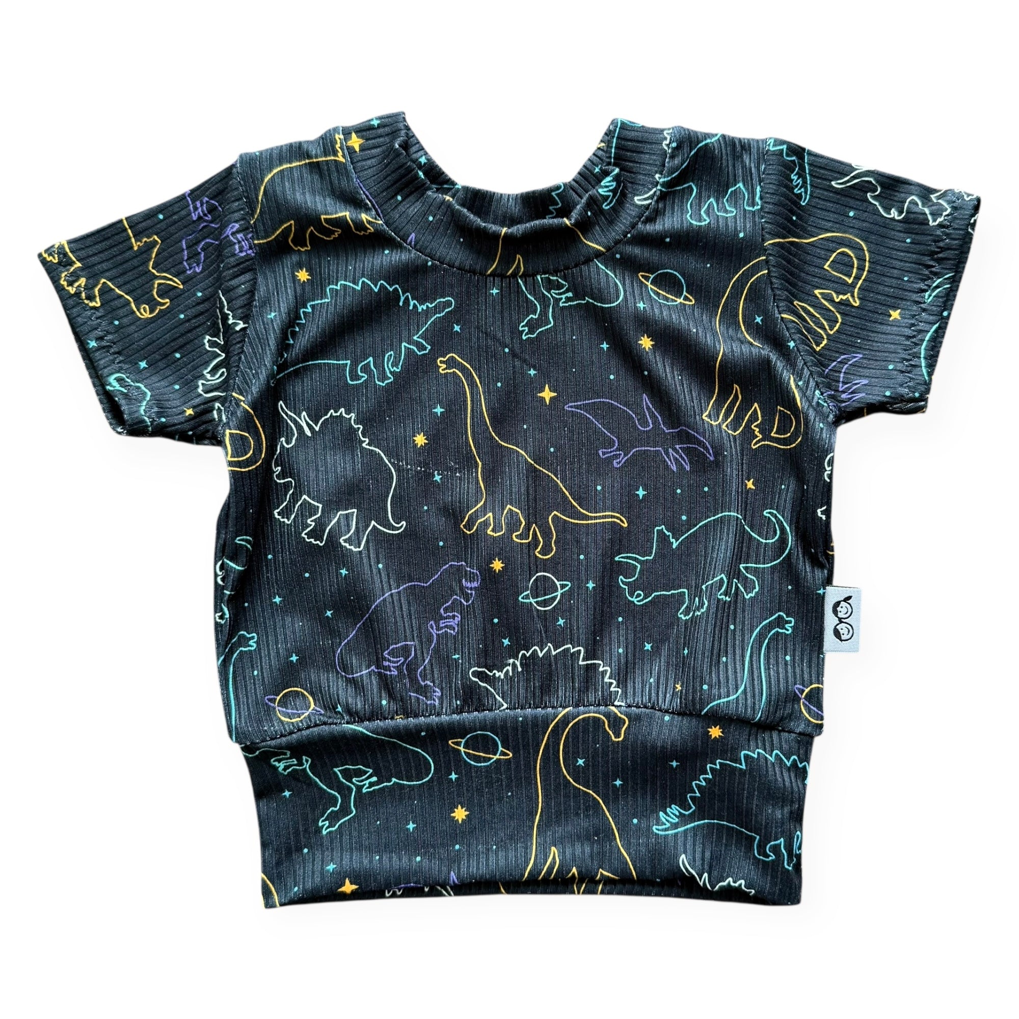 Cosmic Dino Nights Ribbed Summer Lounge Set