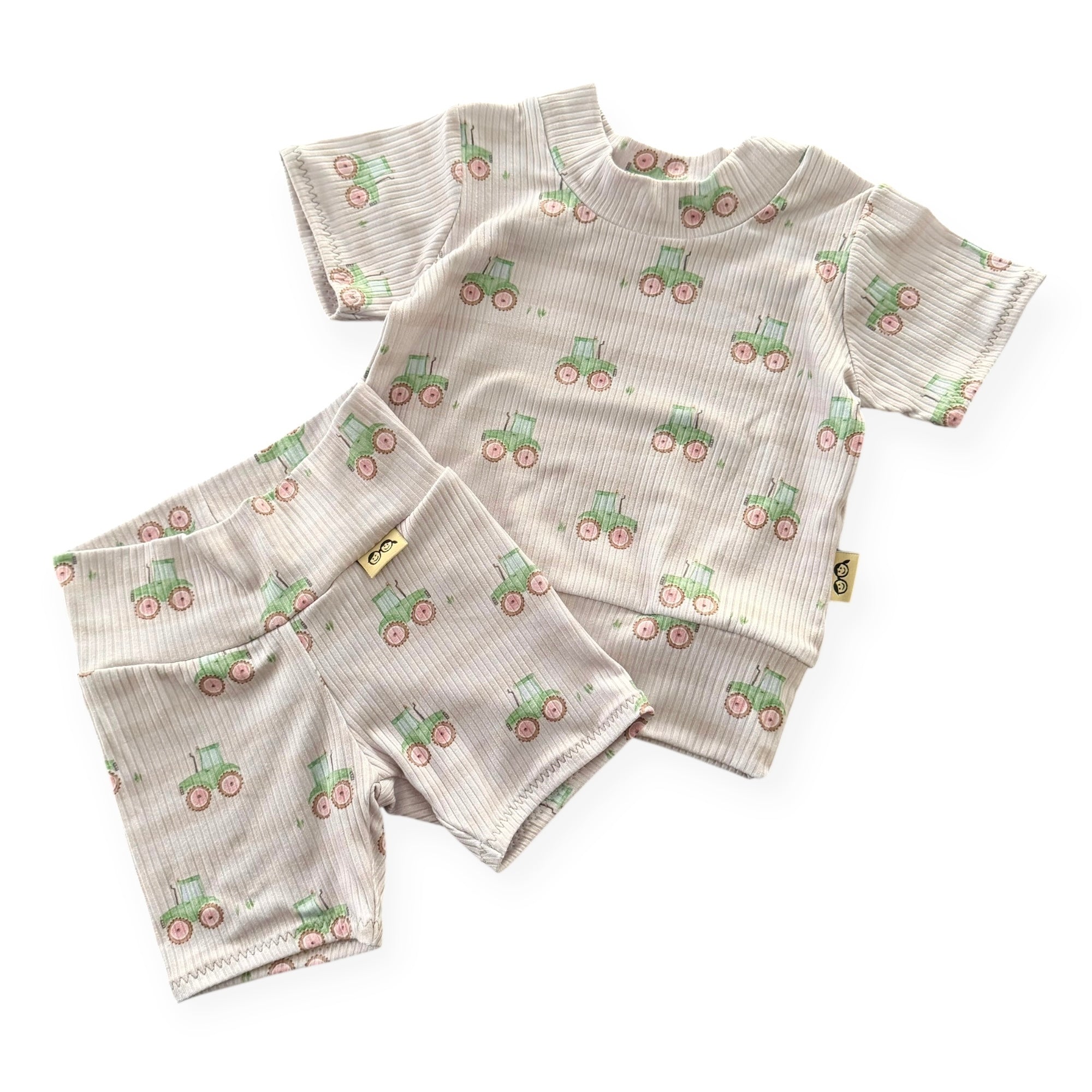 Country Roads Tractor Ribbed Summer Lounge Set