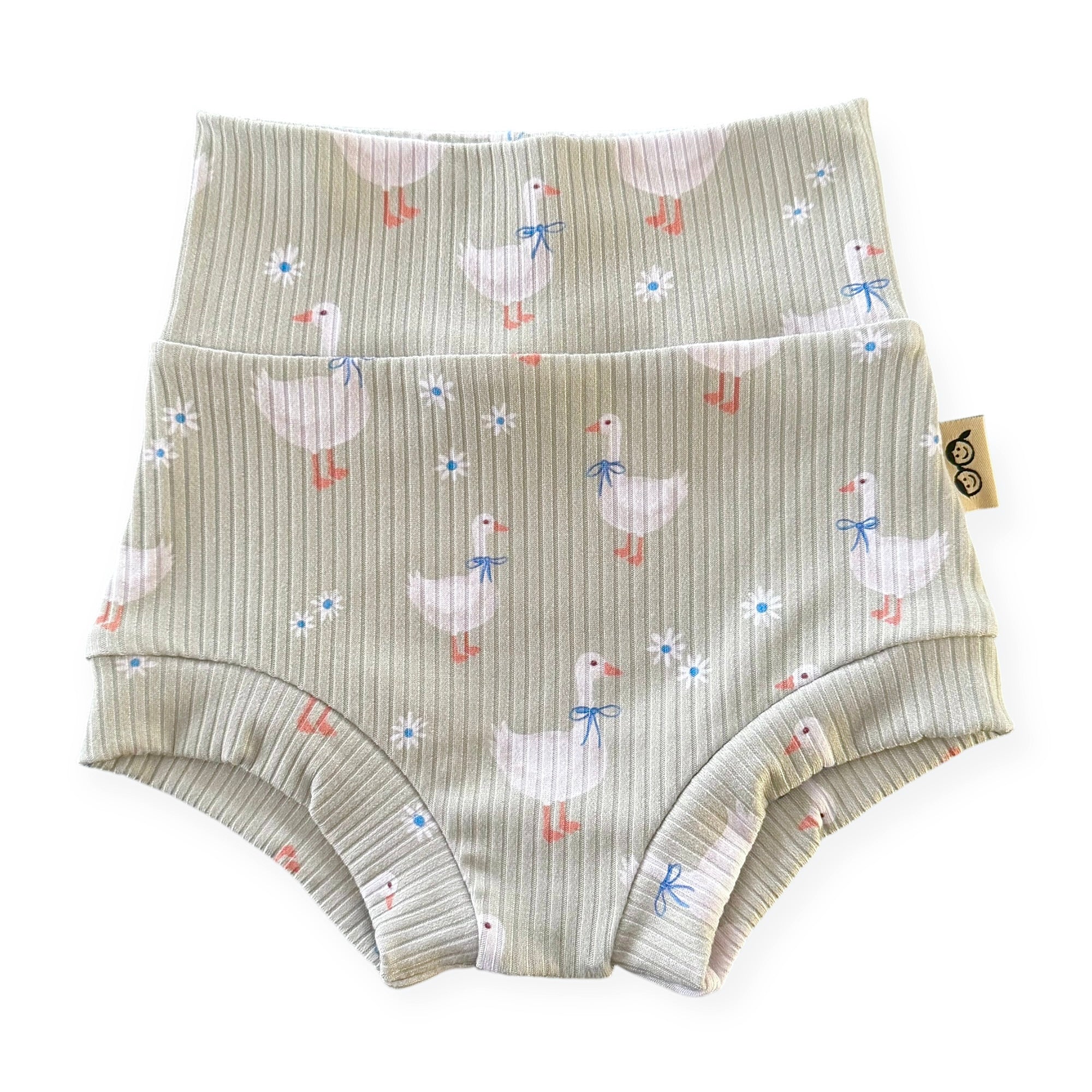 Blue Ribbon Geese Ribbed Bummies & Biker Shorts