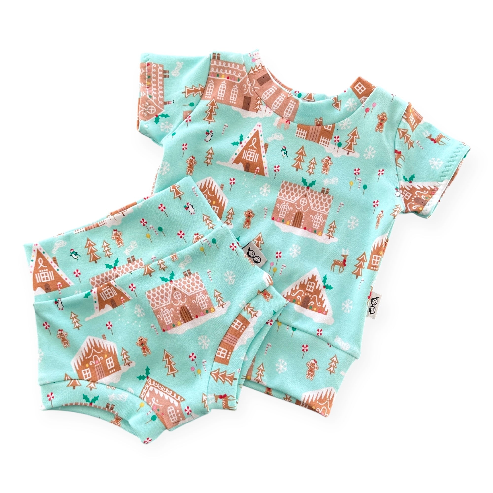 Mint Gingerbread Village Summer Lounge Set