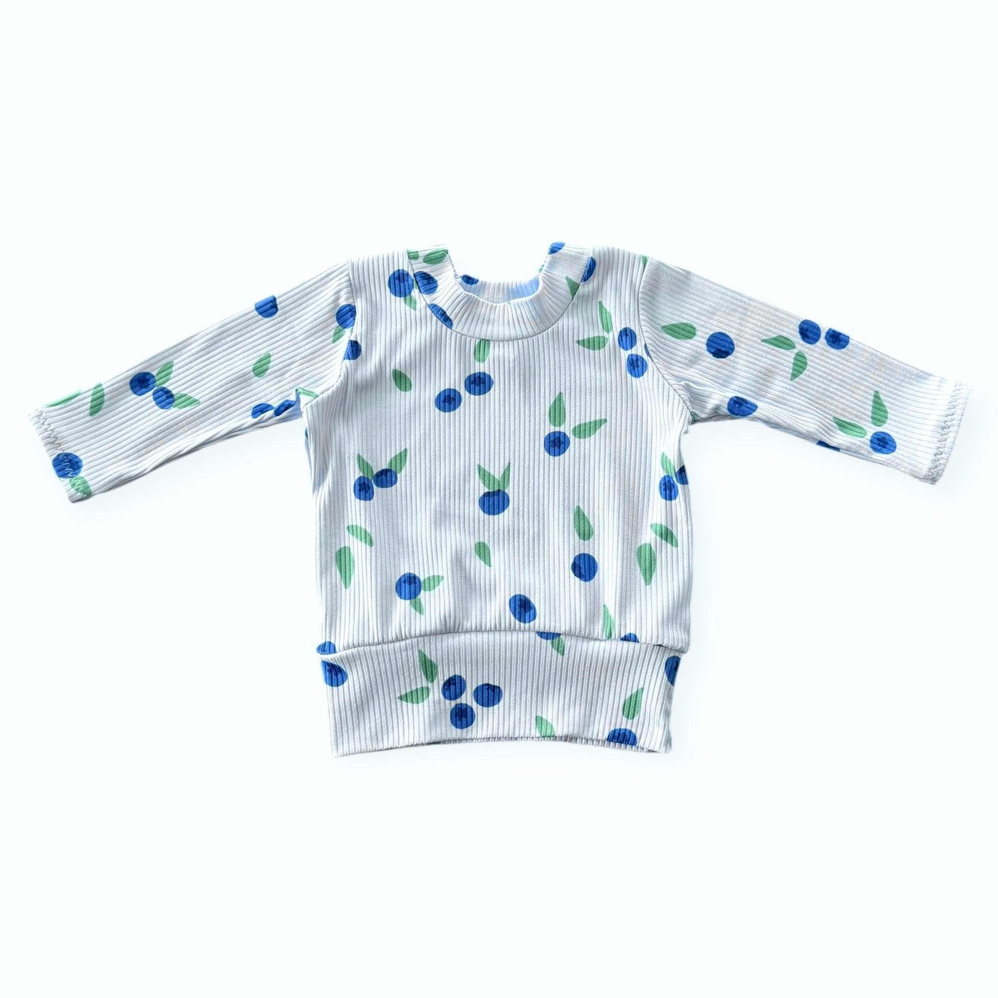 Blueberry Breeze Ribbed Lounge Set
