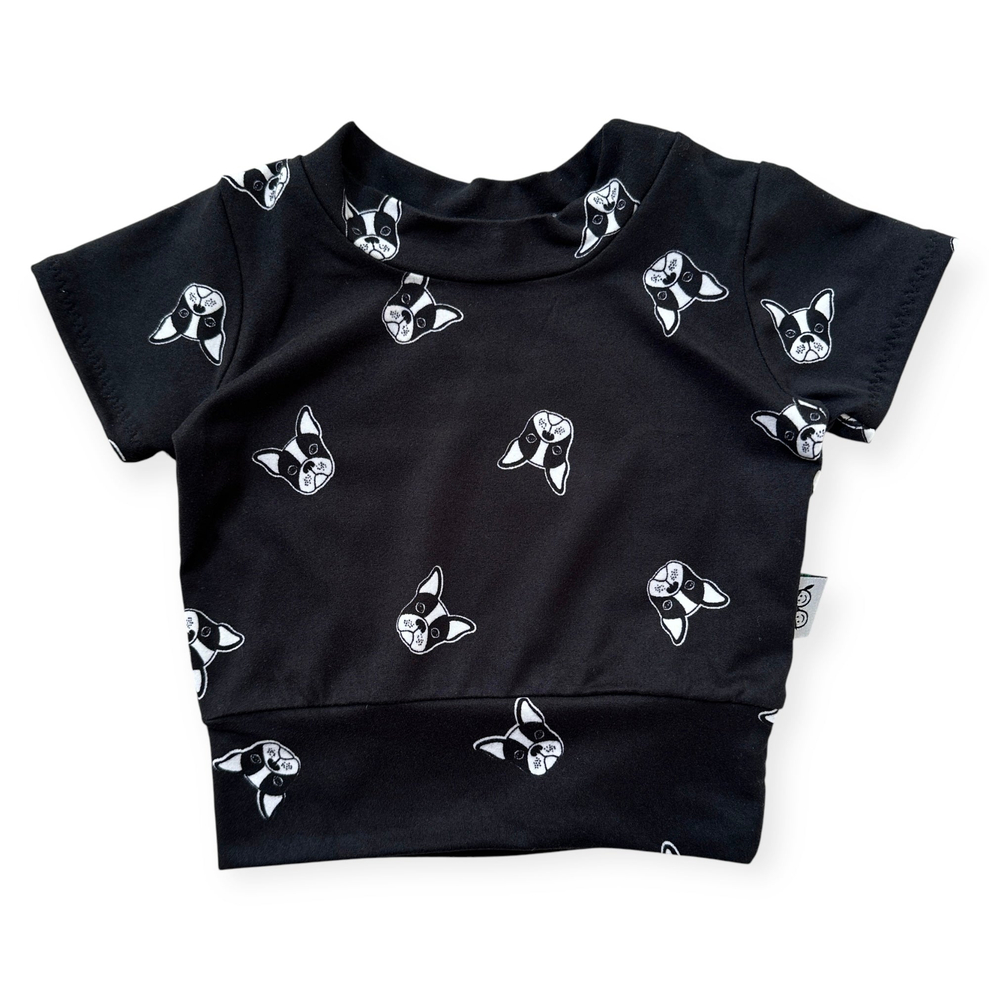 Black French Bulldog Top | Short, Long, or Sleeveless Puppy Shirt