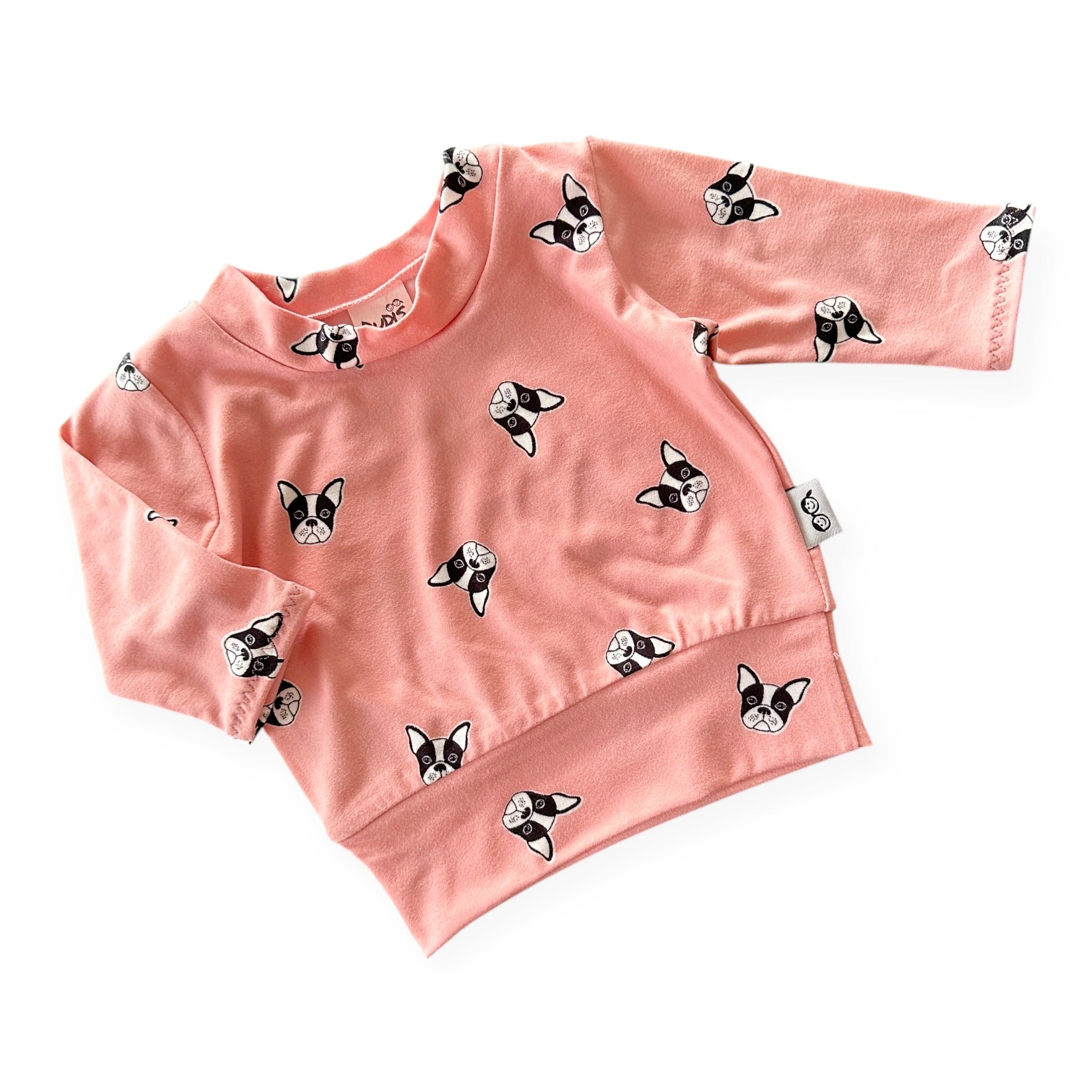 Peach French Bulldog Lounge Set