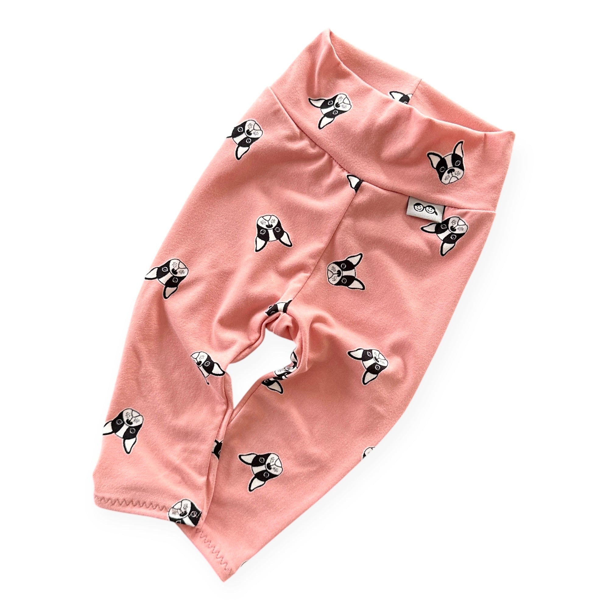 Peach French Bulldog Leggings