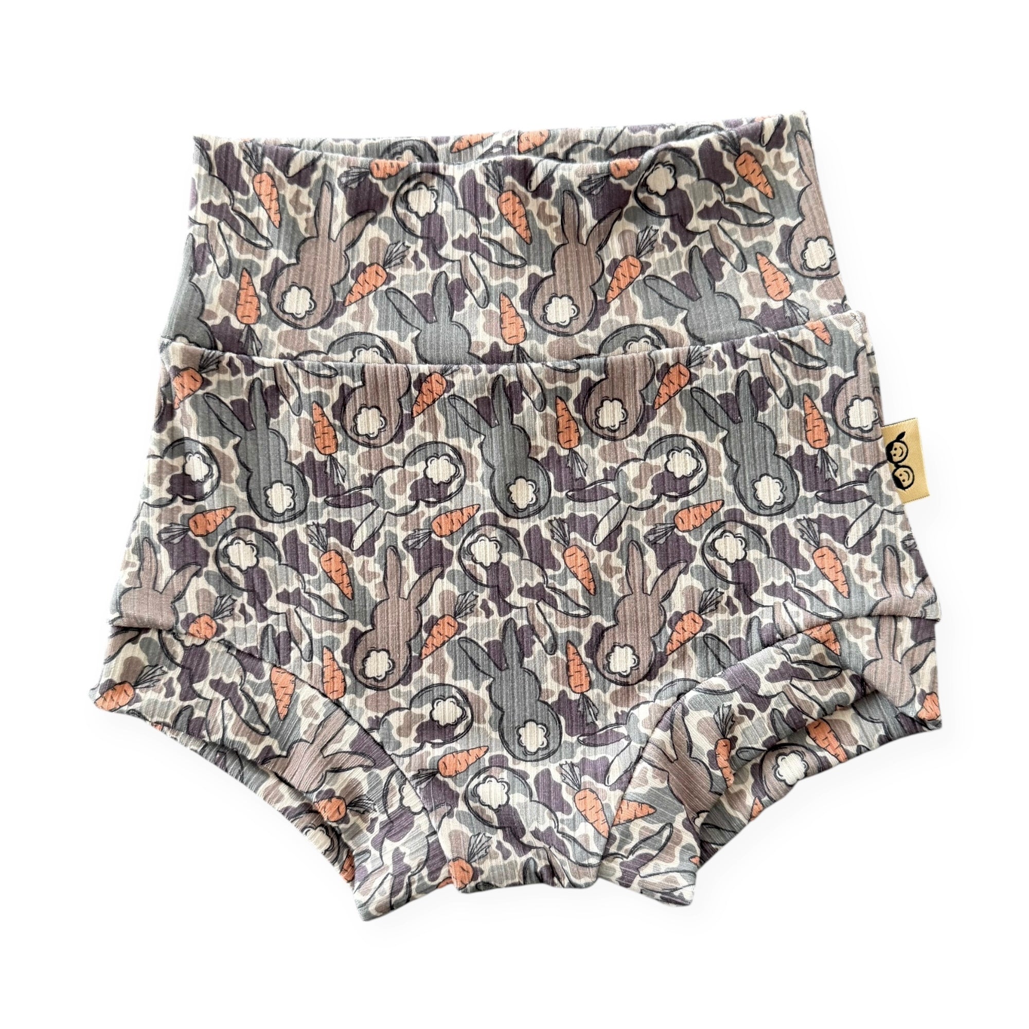 Easter Bunny Camo Ribbed Bummies & Biker Shorts