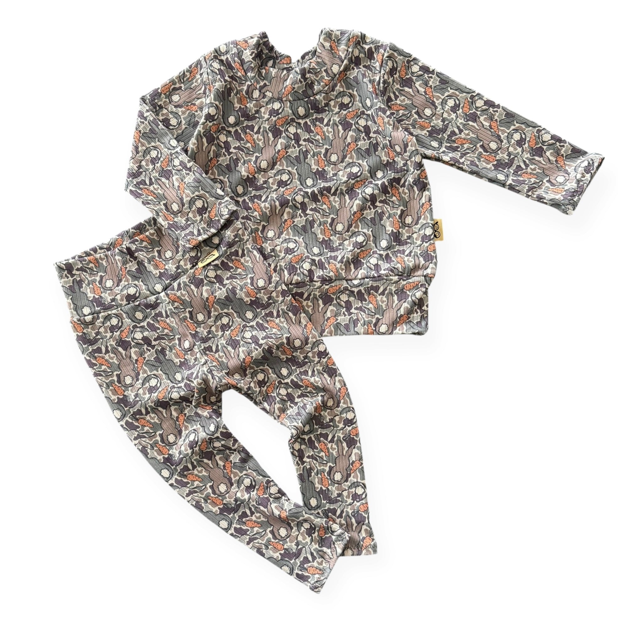 Easter Bunny Camo Ribbed Lounge Set
