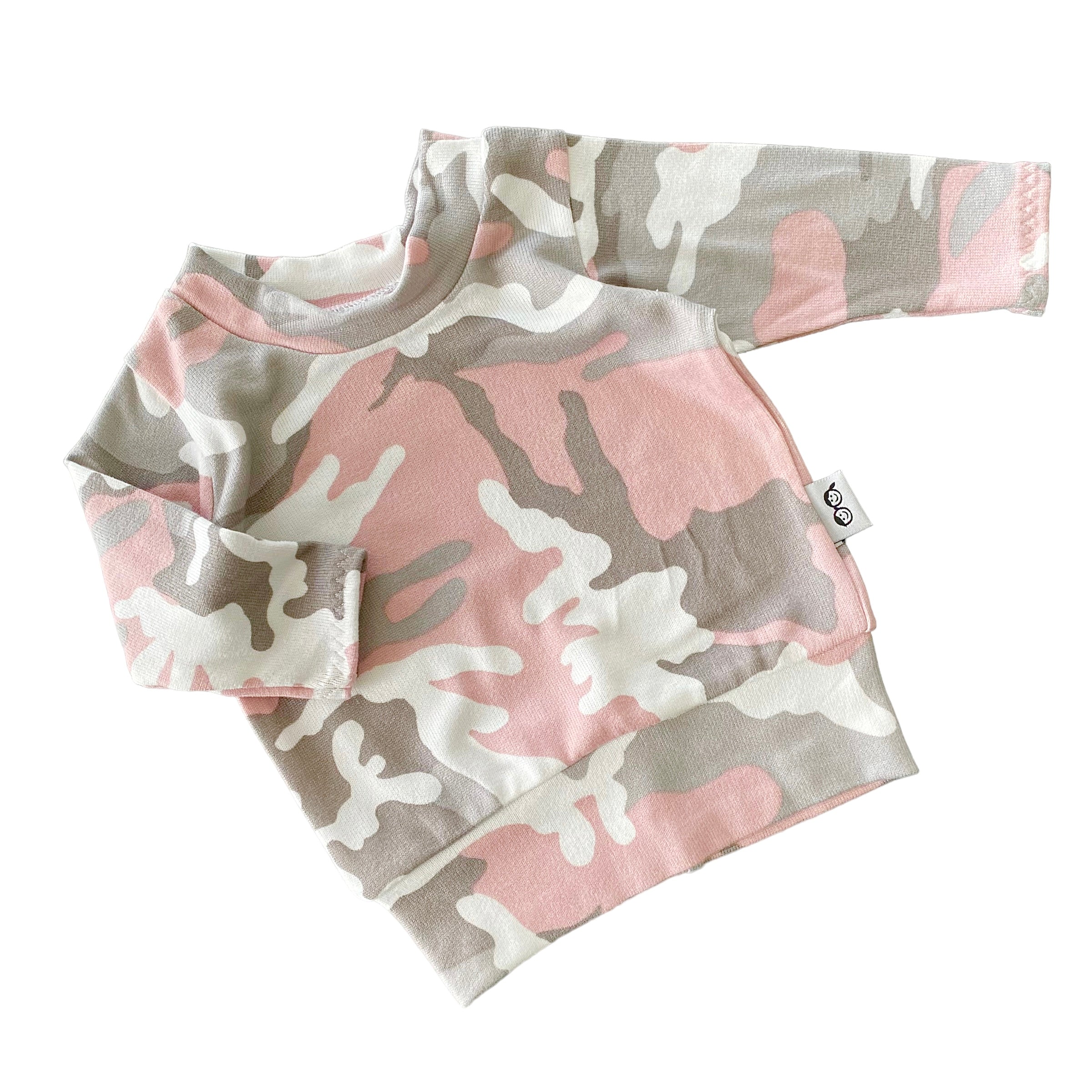 Pink Camo Lounge Top