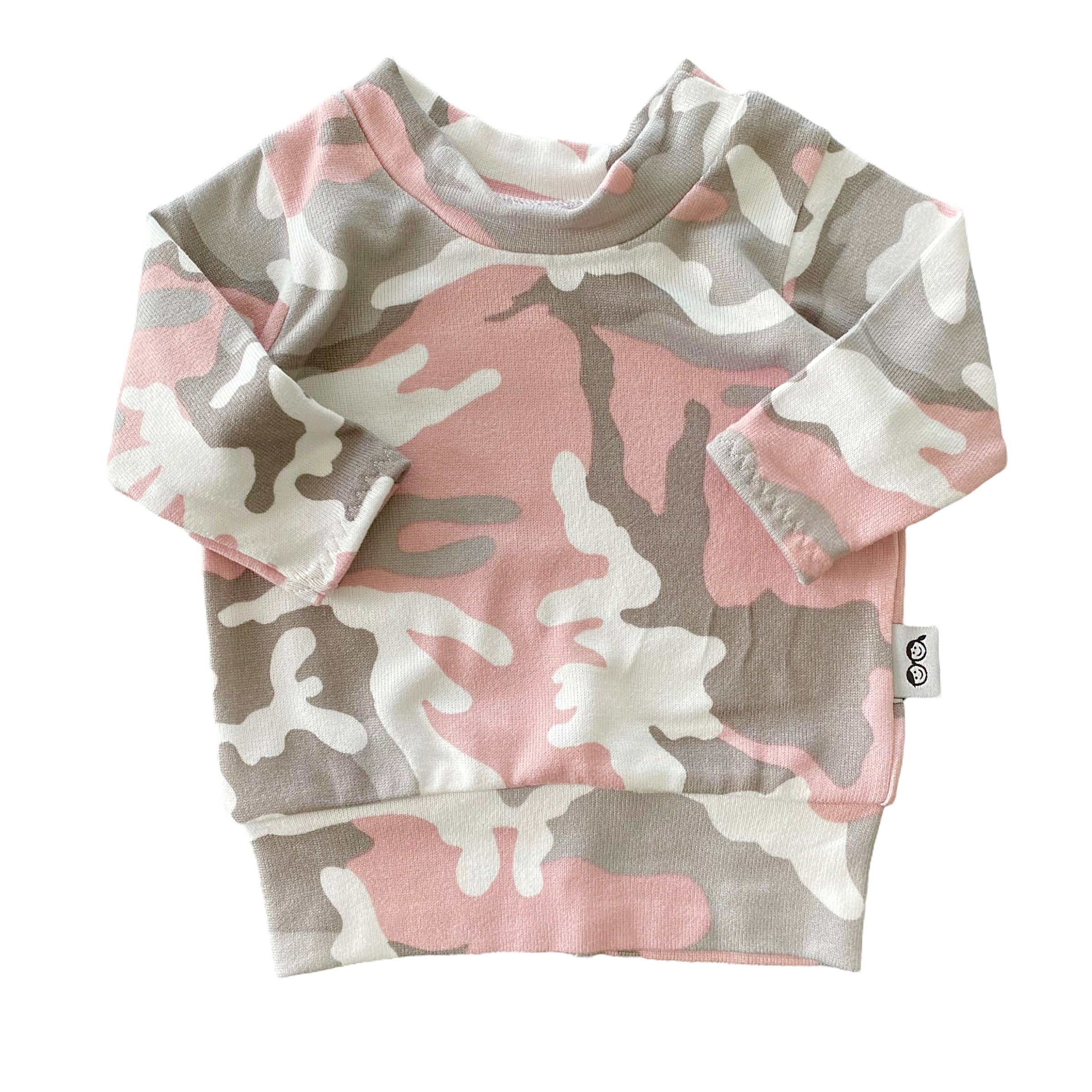 Pink Camo Lounge Top
