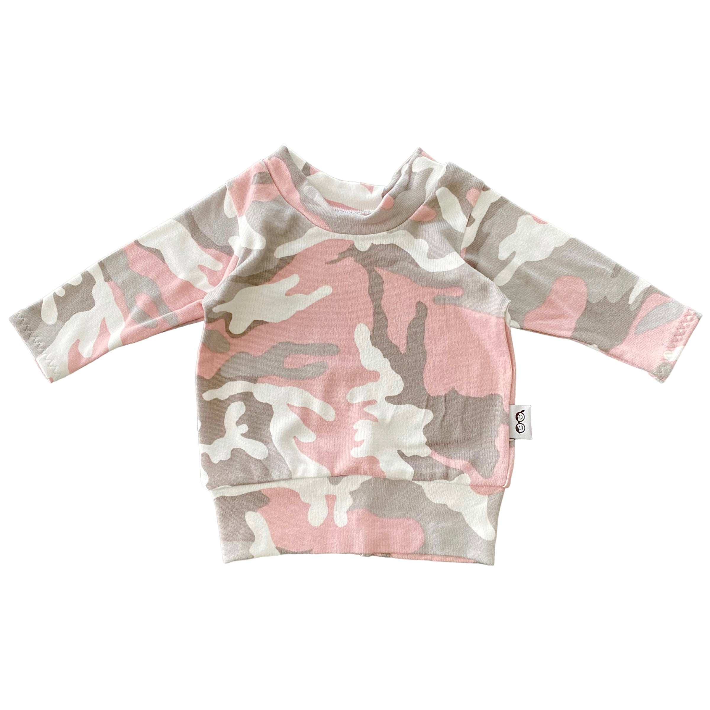 Pink Camo Lounge Top