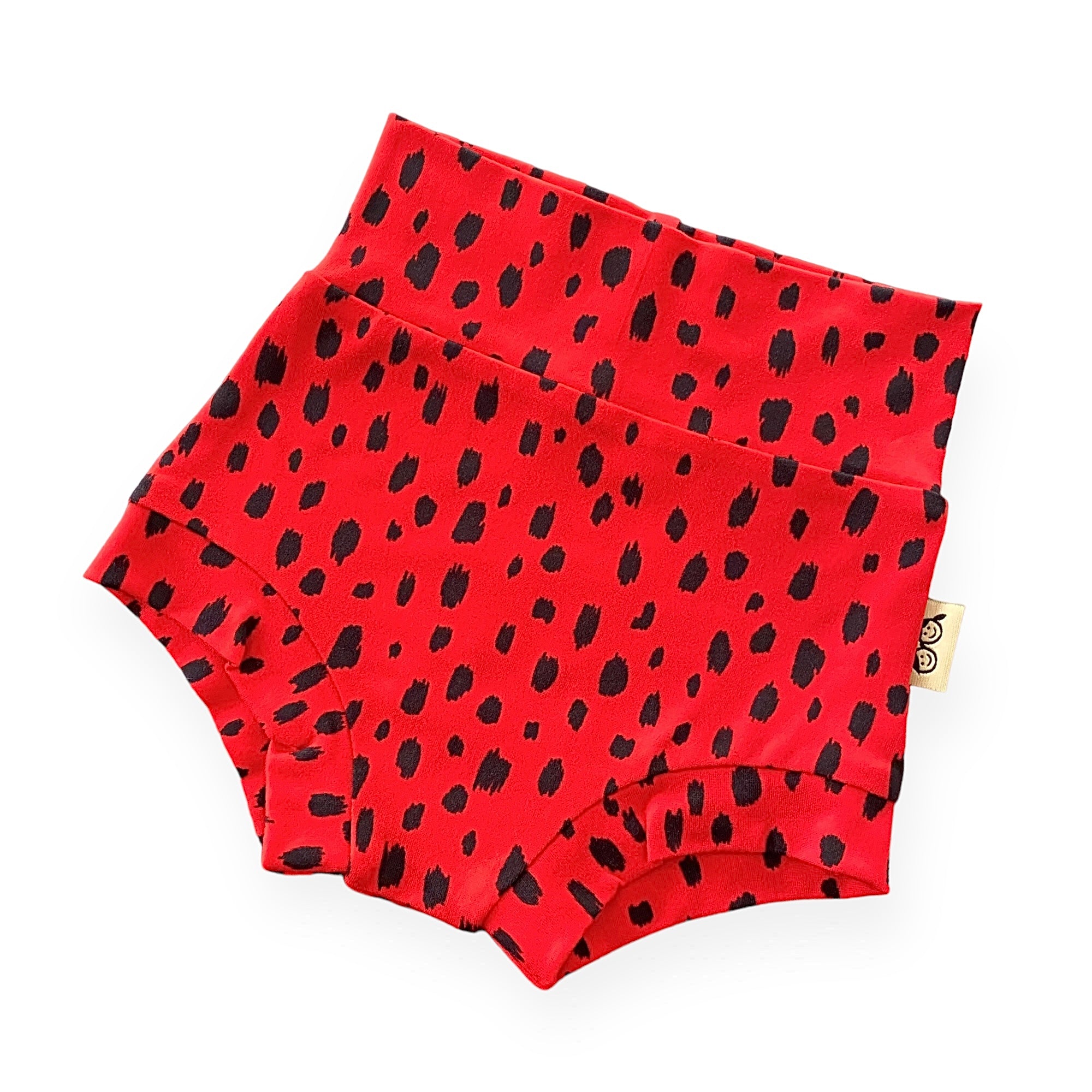 Red Brush Spots Summer Lounge Set
