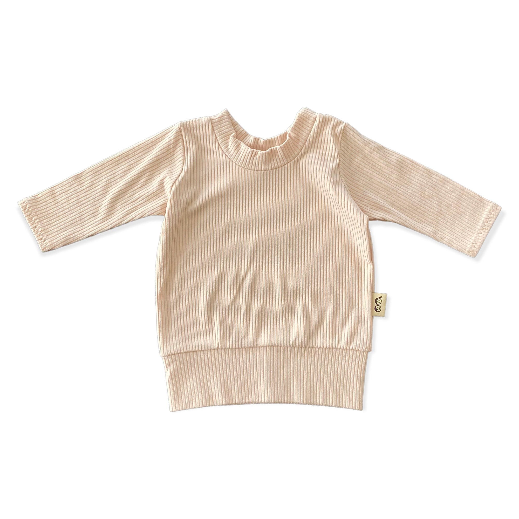 Sand Ribbed Lounge Top