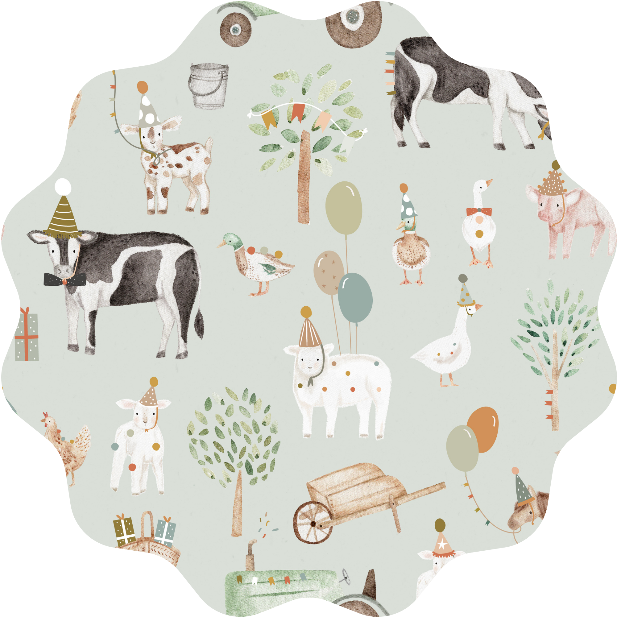 Little Farm Party Ribbed Collection