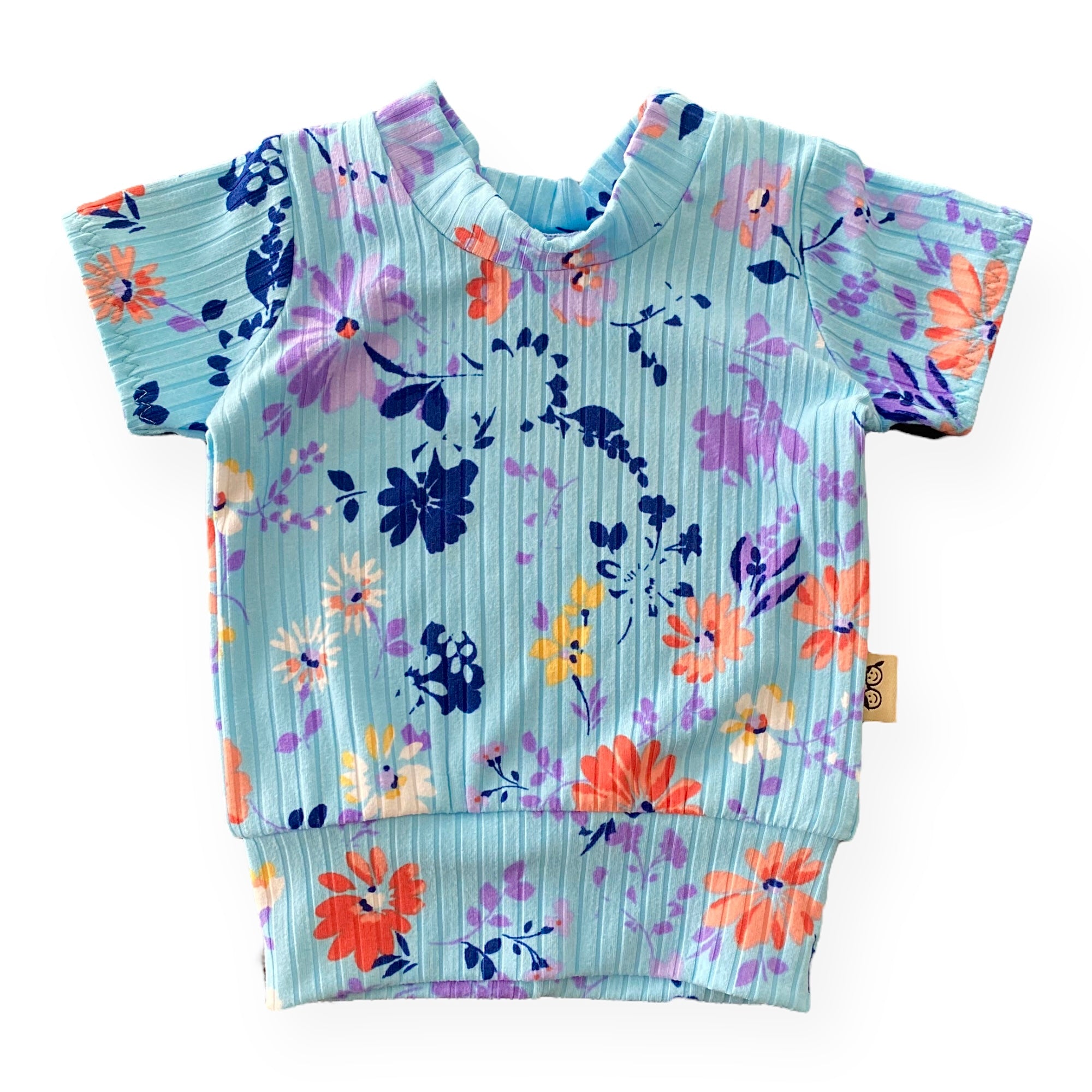 Watercolor Summer Ribbed Summer Lounge Set