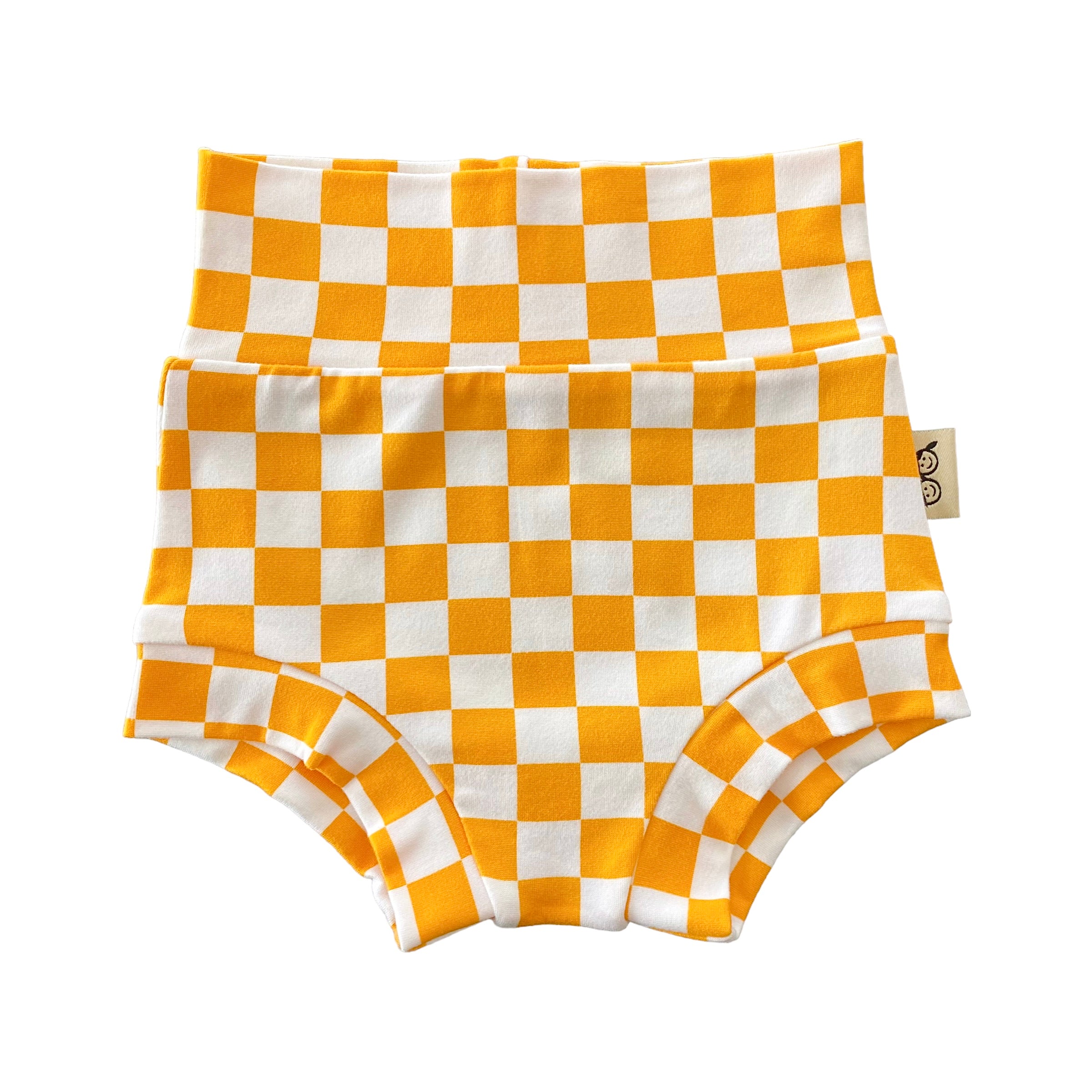 Yellow Retro Checkered Summer Lounge Set