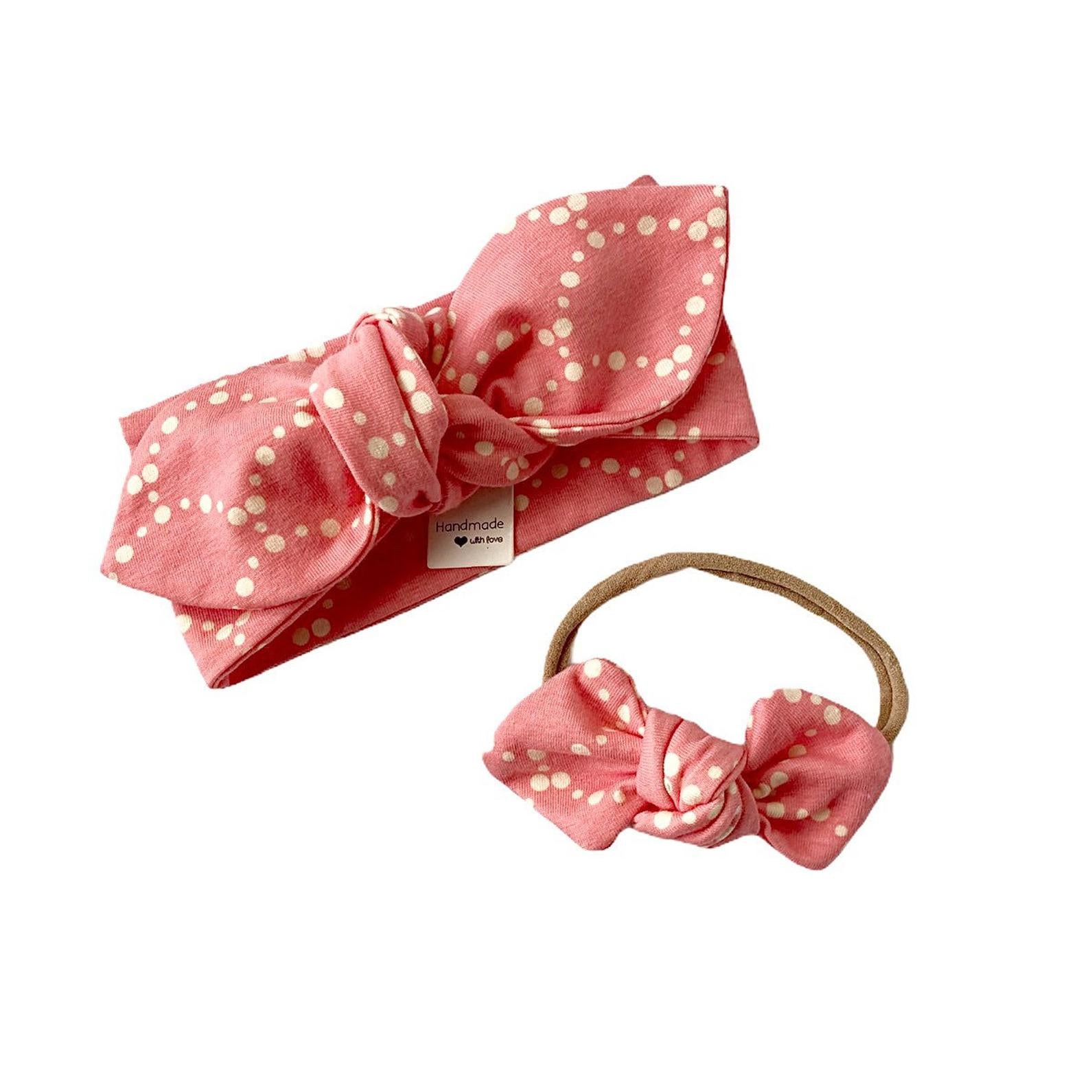 Ripples Pink Headbands