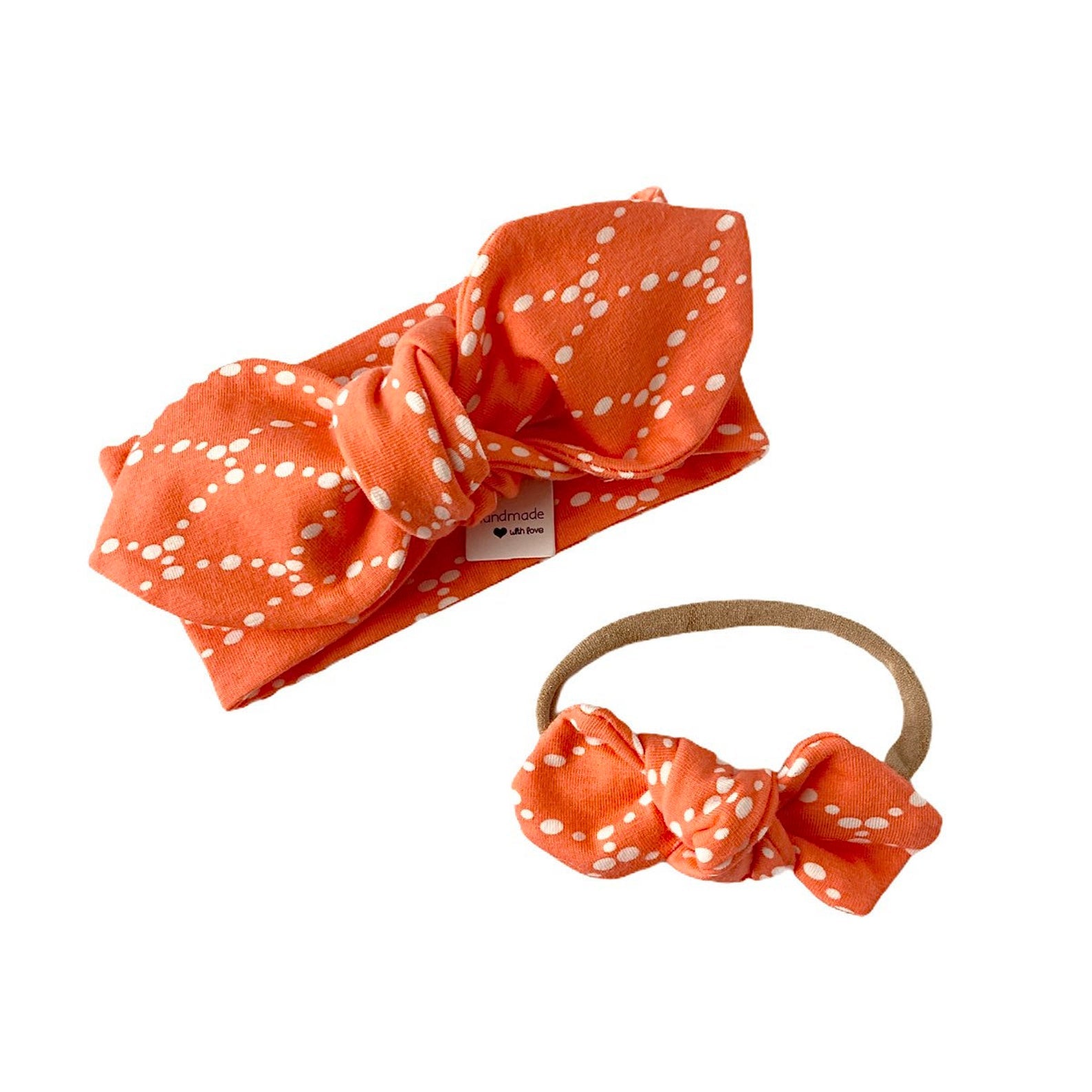 Ripples Coral Headbands