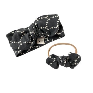 Ripples Black Headbands