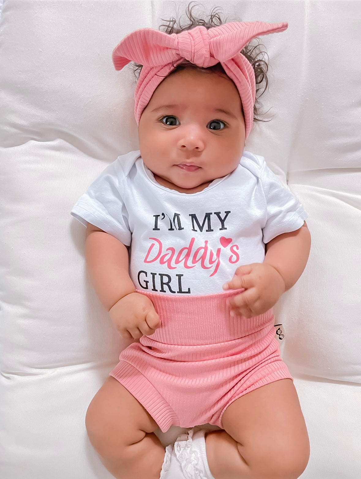 Pink Ribbed Bummies and/or Headbands