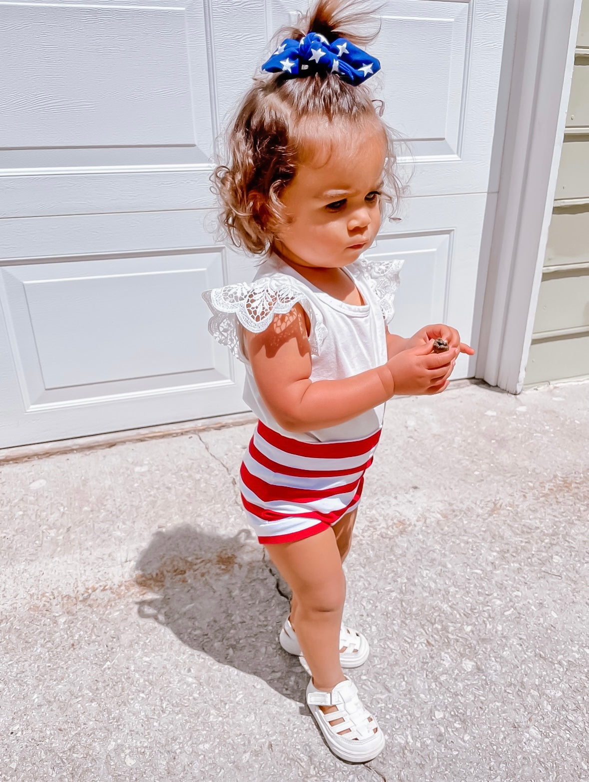 Red/White Stripe Bummies