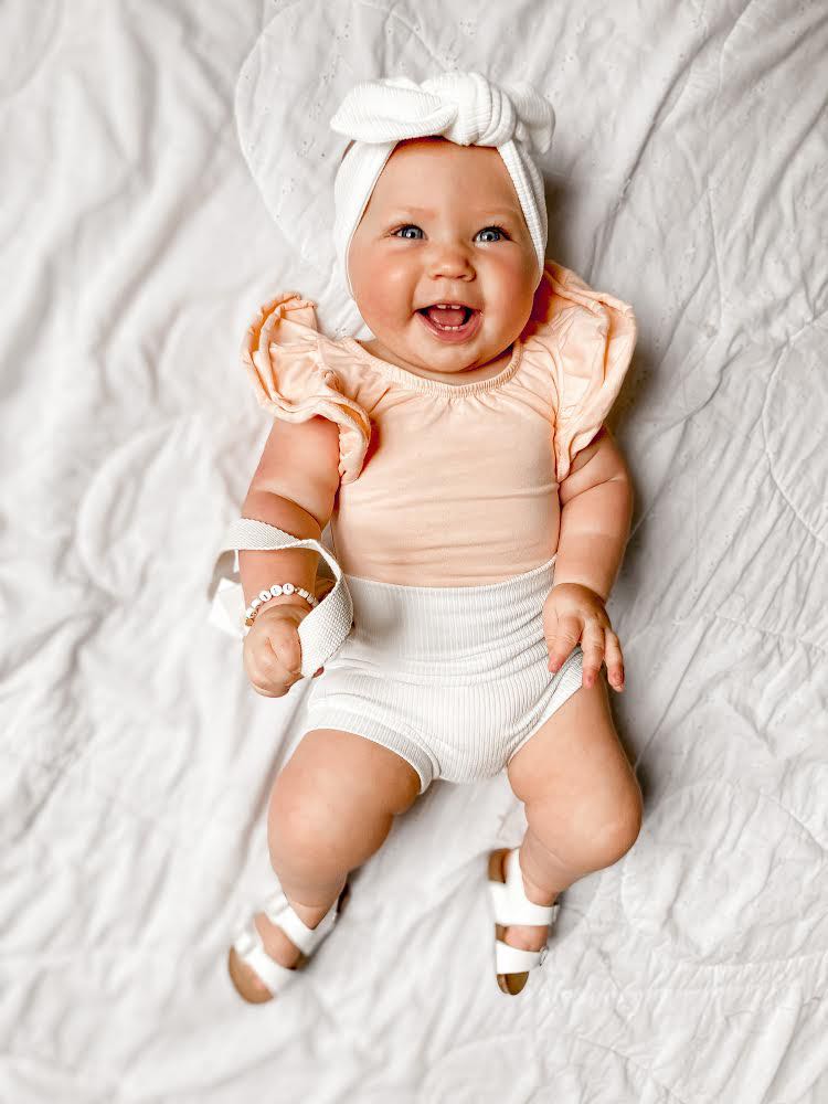 White Rib Bummies and/or Headbands