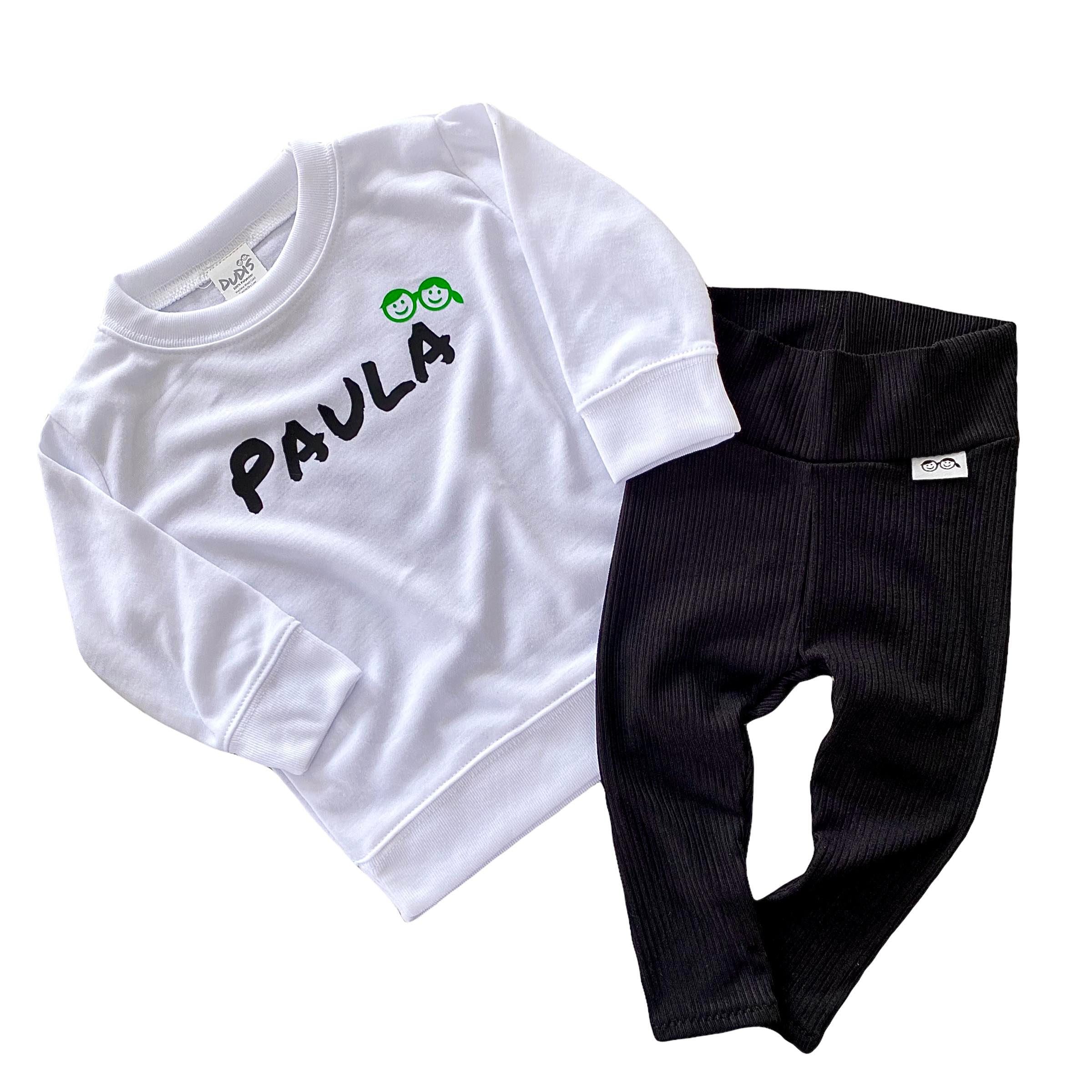 Personalized Name Pullover with Dudis Black Font