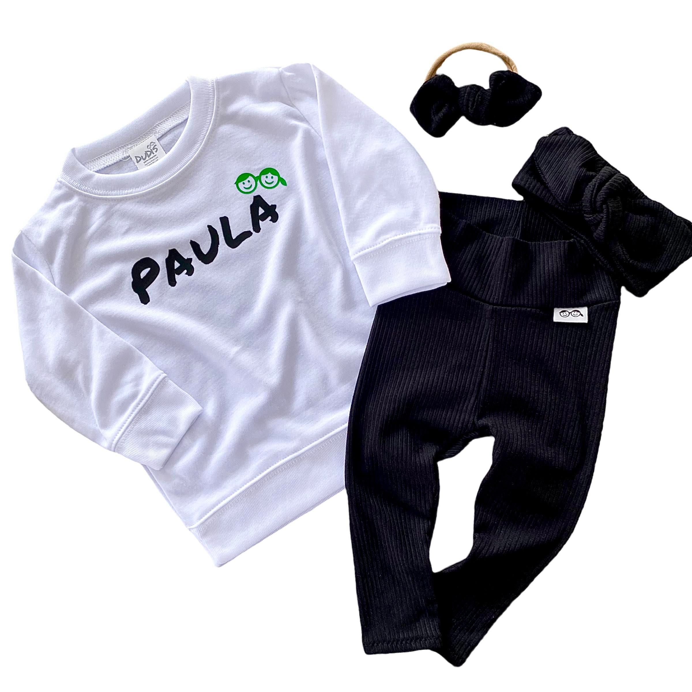 Personalized Name Pullover with Dudis Black Font