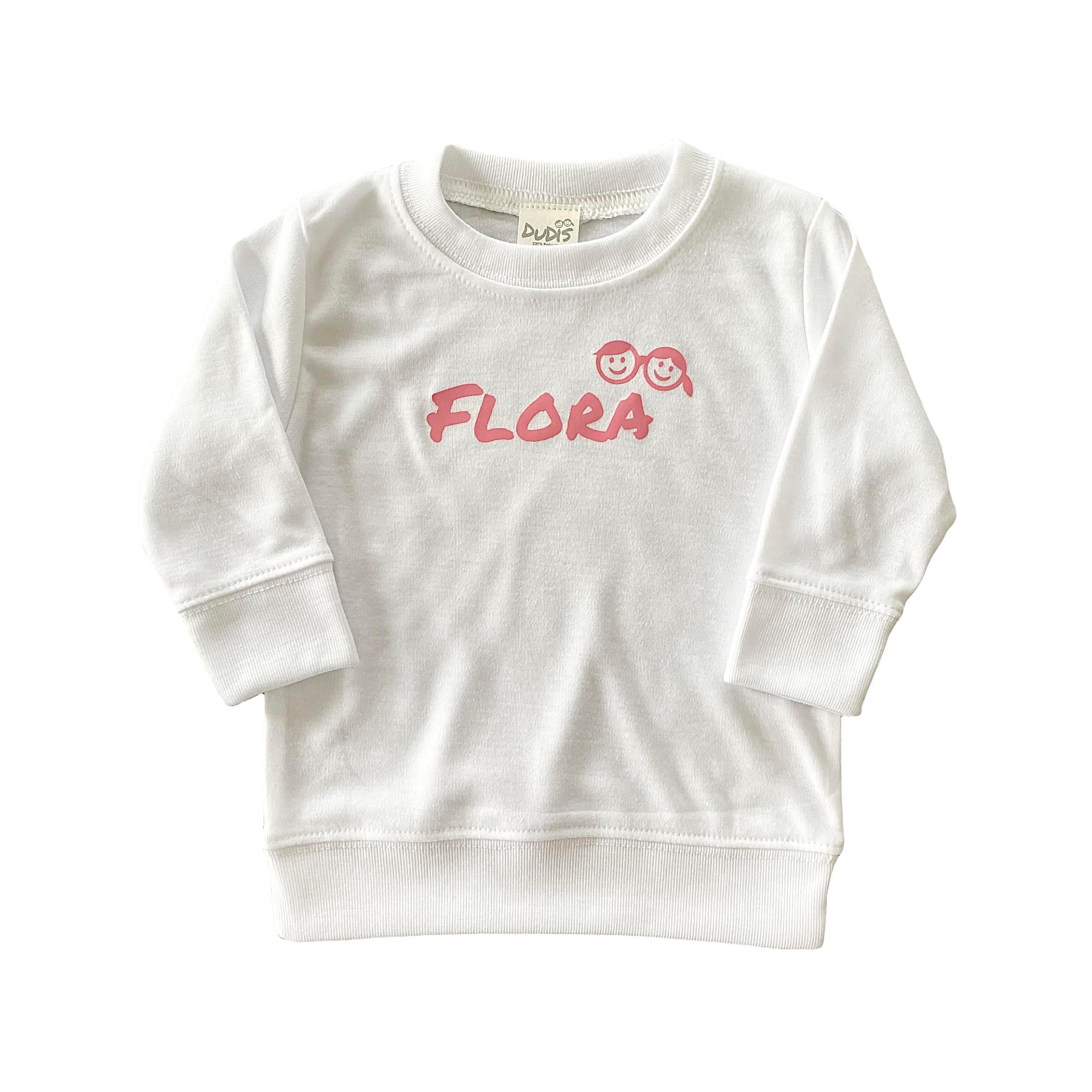 Personalized Name Pullover with Pink Font