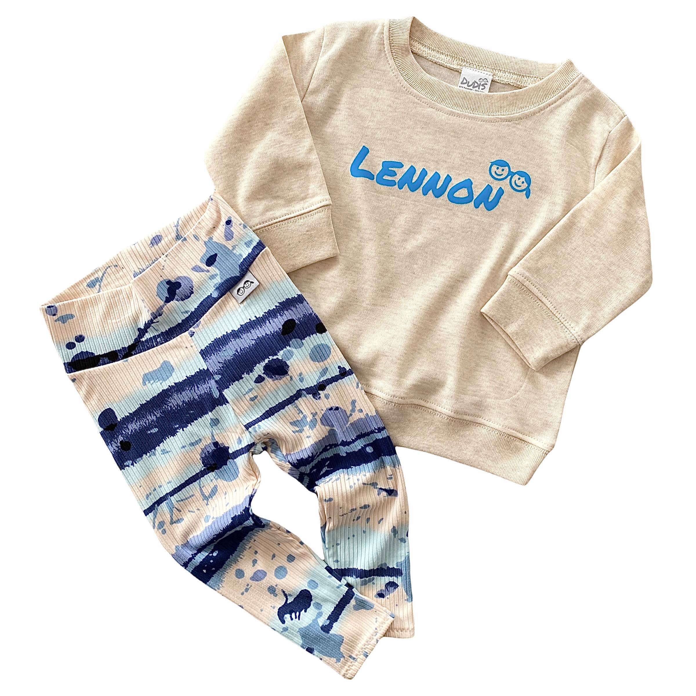 Personalized Name Pullover with Blue Font