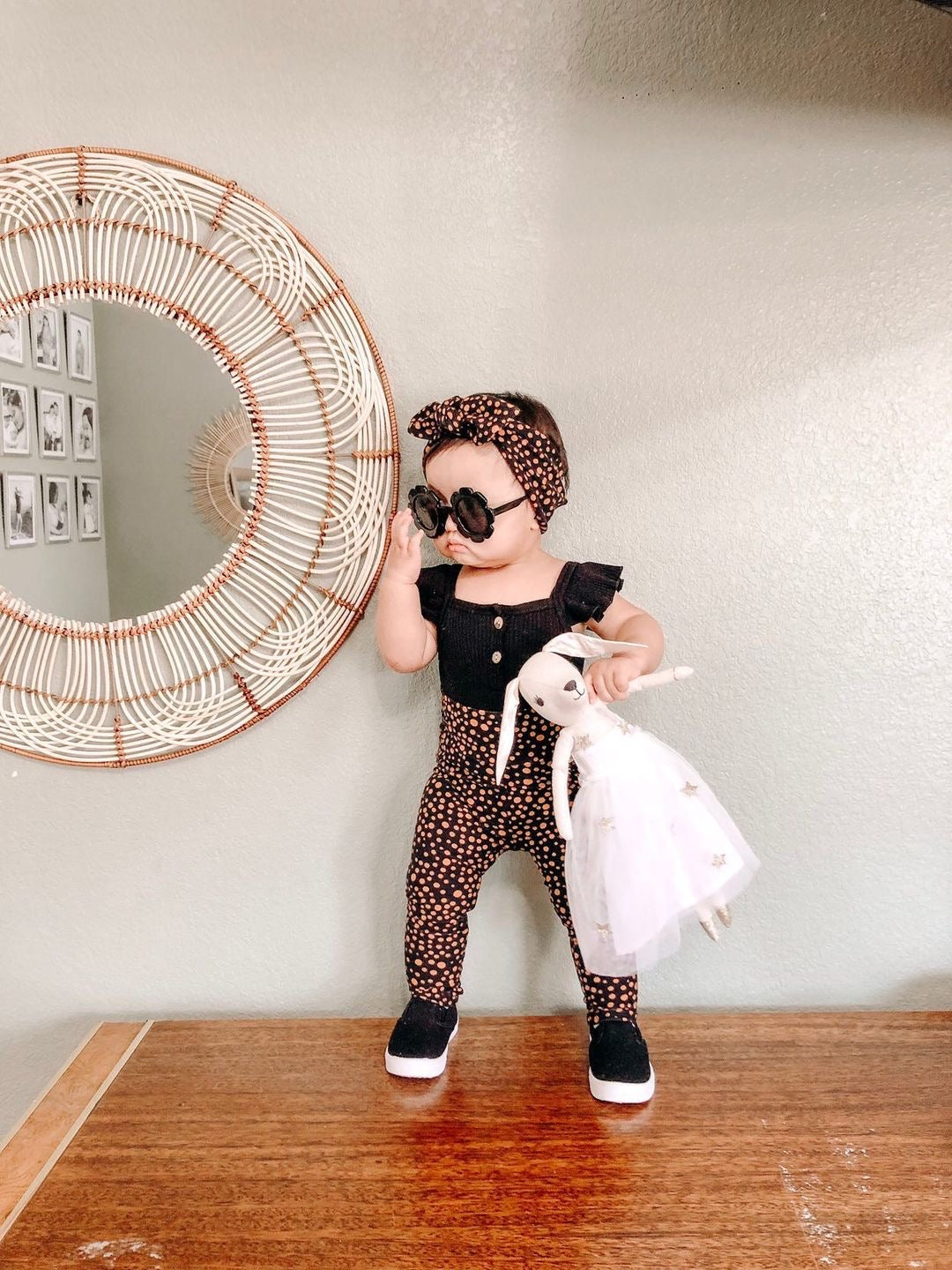 Black Baby Sunglasses