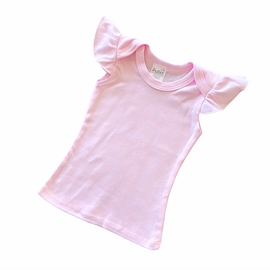 Pink Flutter Sleeve T-Shirt