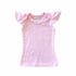 Pink Flutter Sleeve T-Shirt