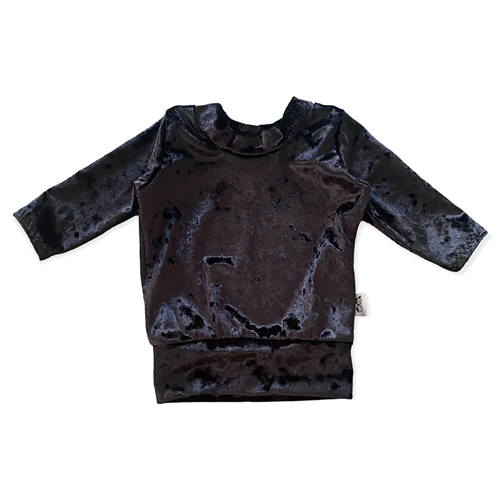 Black Velvet Lounge Top